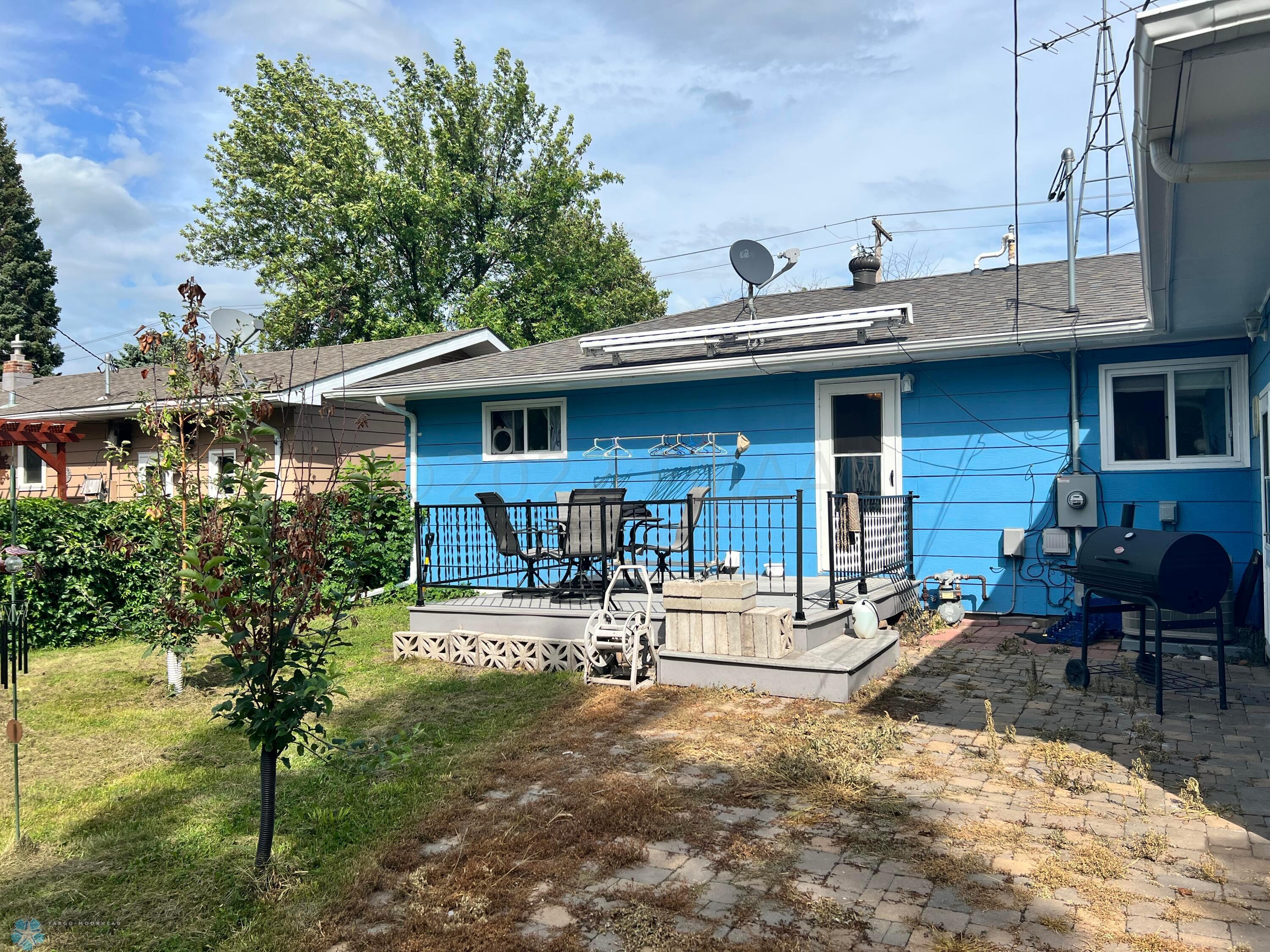 Deck and patio