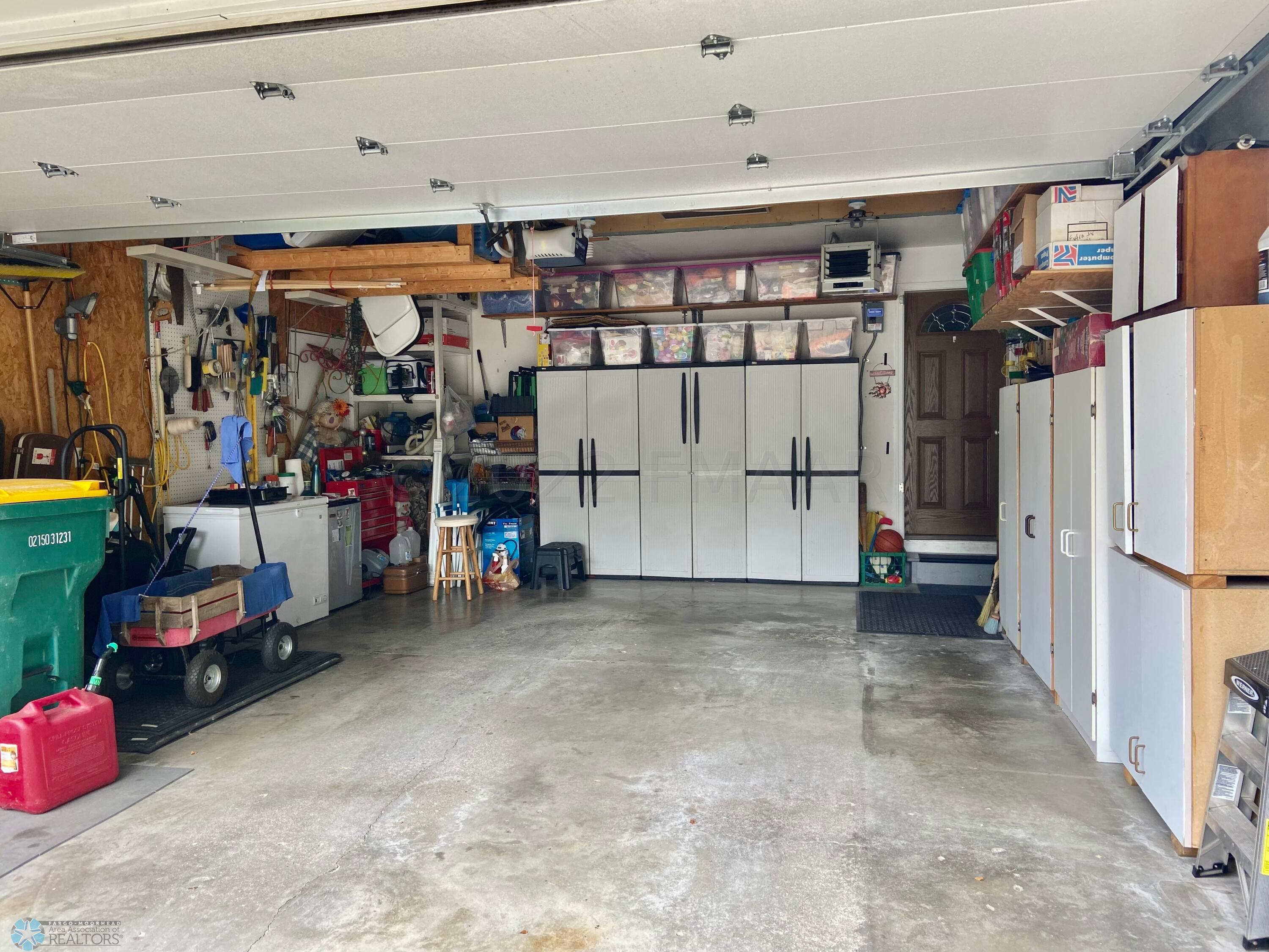 2 stall attached garage