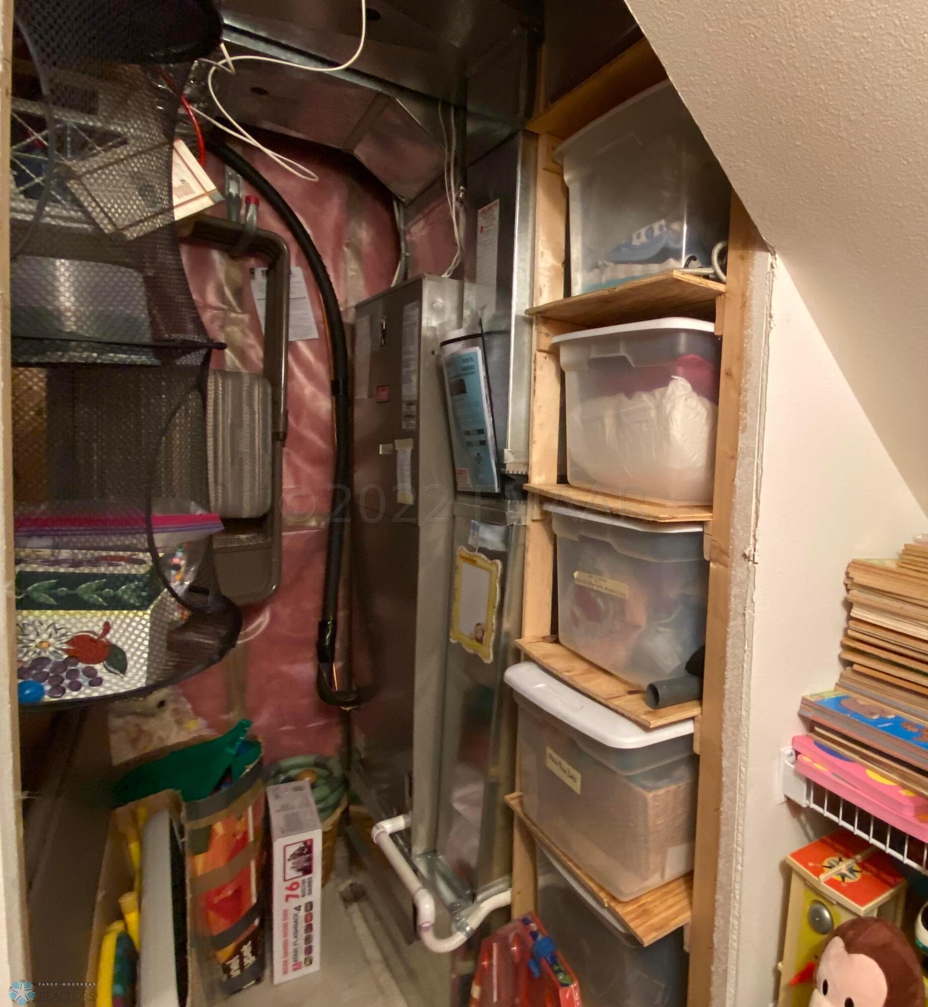 Furnace closet Basement