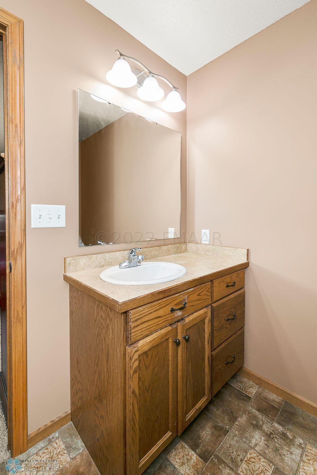 Master bath vanity