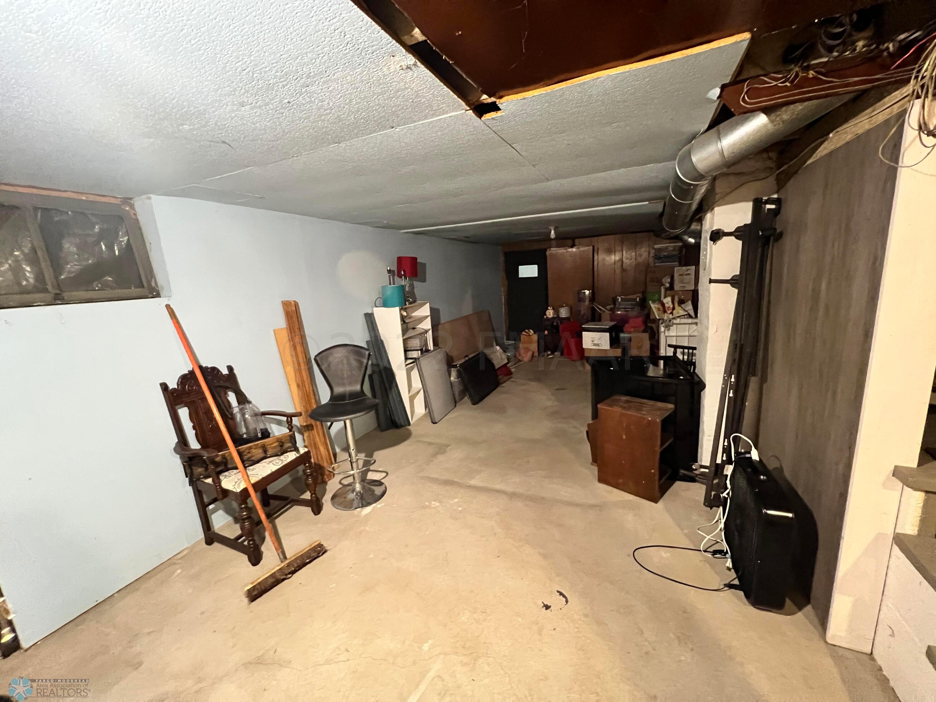 Tons of room for storage in basement