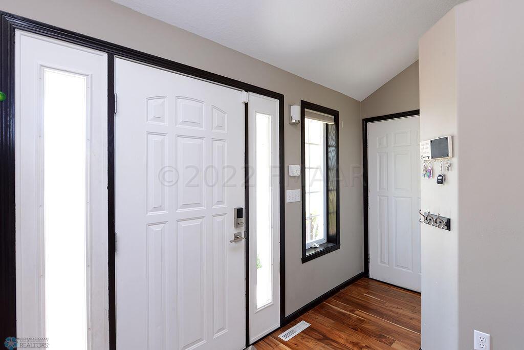 Foyer to Garage Entrance