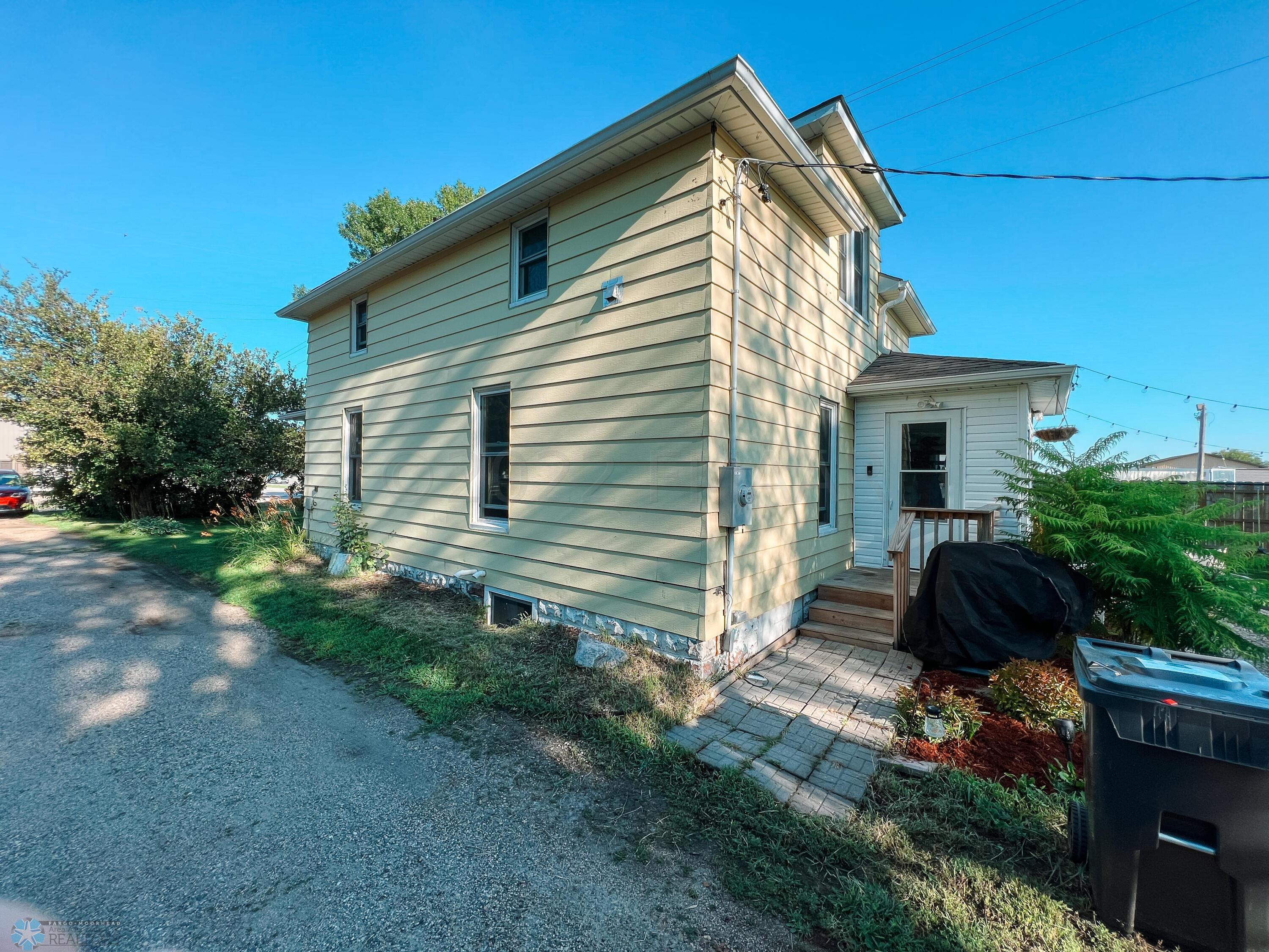 Exterior off back entry way