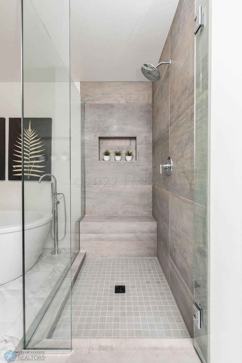 Primary BathGlass Enclosed Shower
