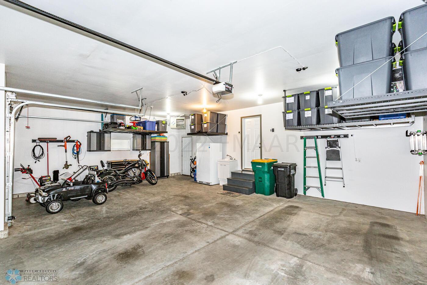 Finished & Heated Garage