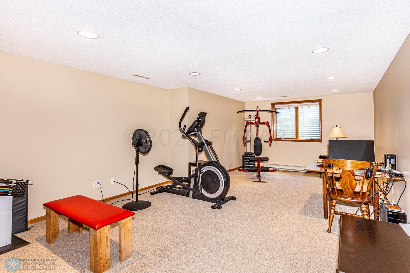 Spacious Lower Level Living Room