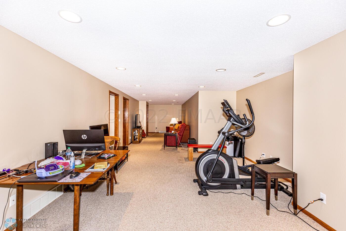 Spacious Lower Level Living Room