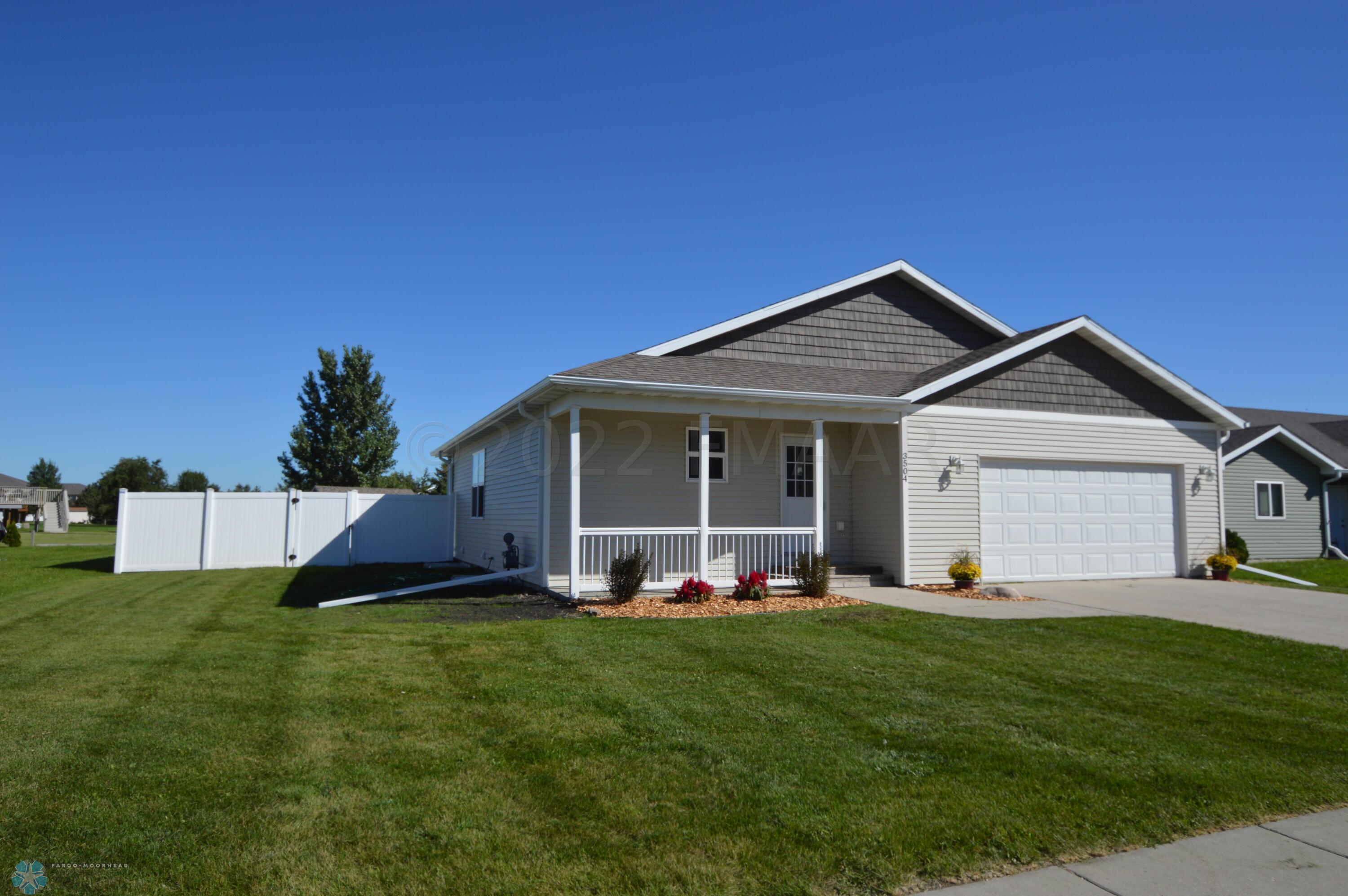 Fenced yard