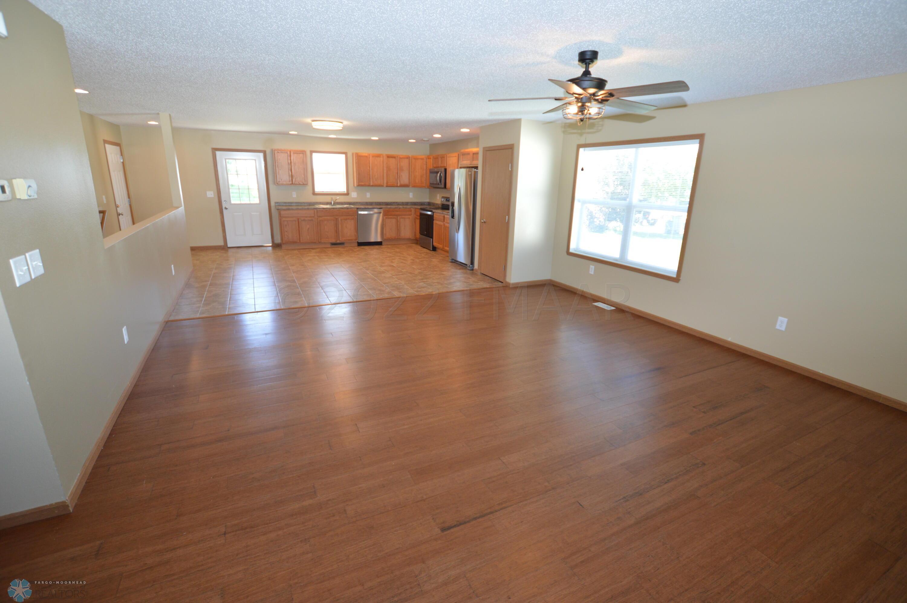 Living room and kitchen