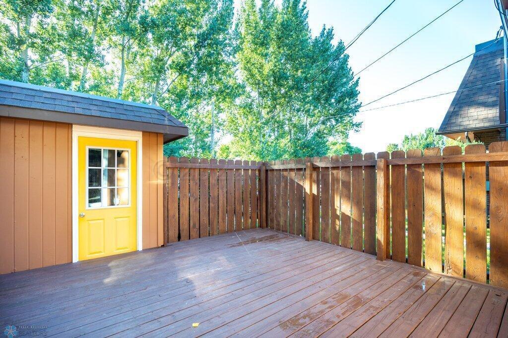 Back Deck and Garage Access
