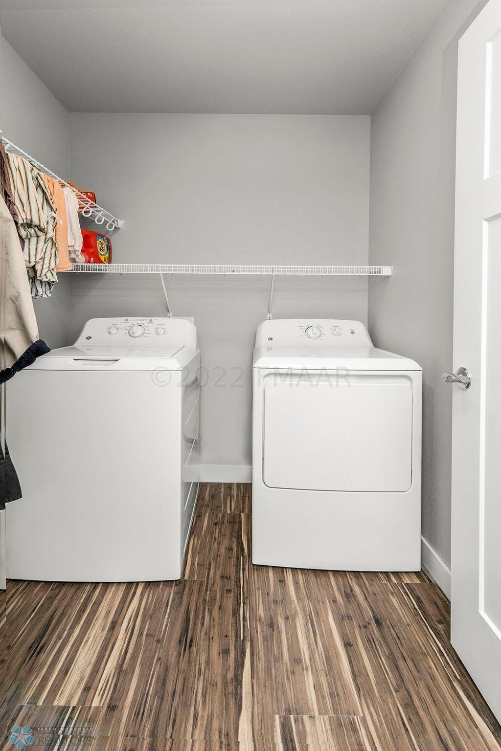 Upstairs laundry room