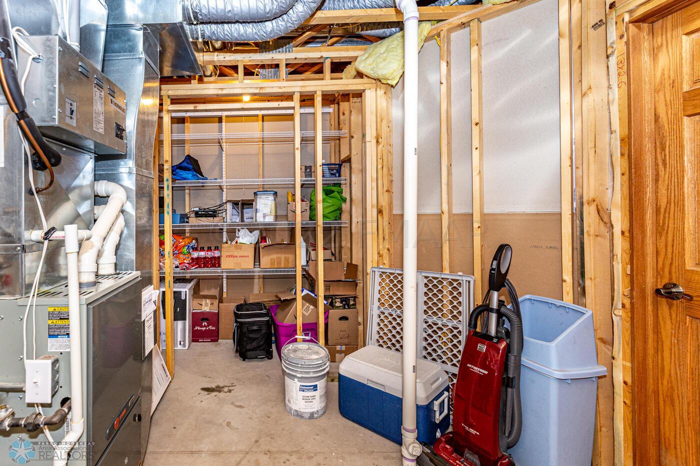 Storage and utility area