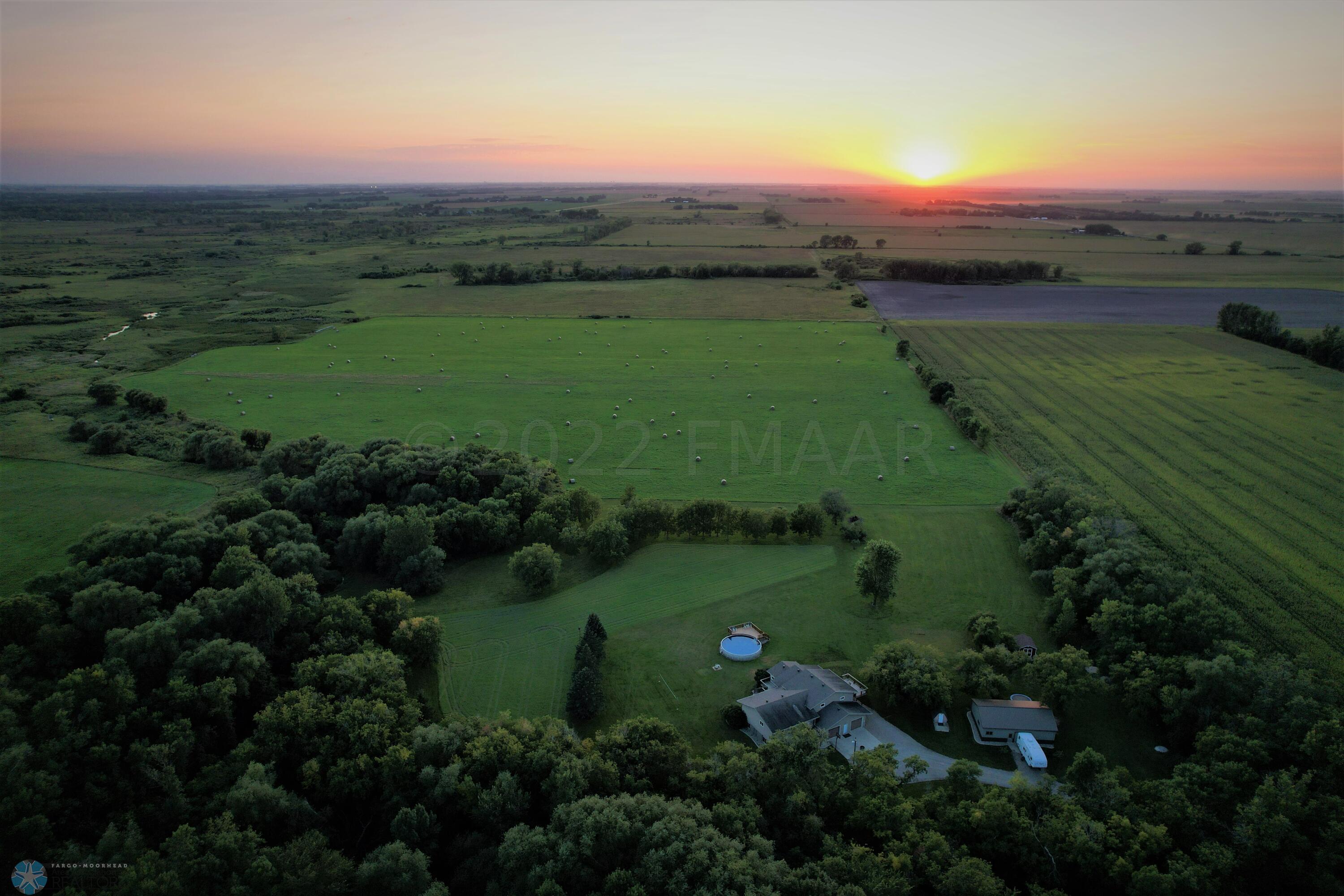 Sunset Aerial View