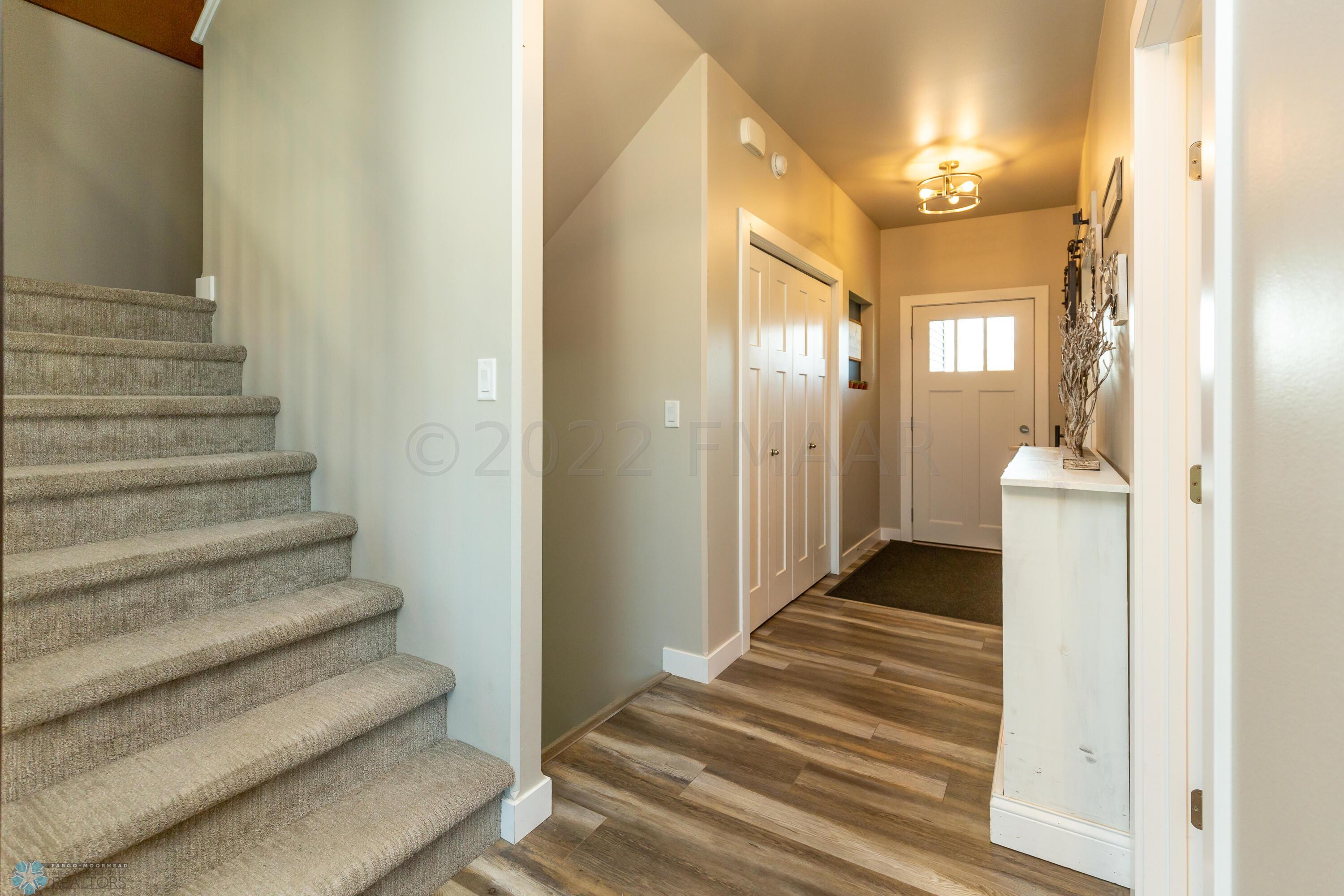 View to front door