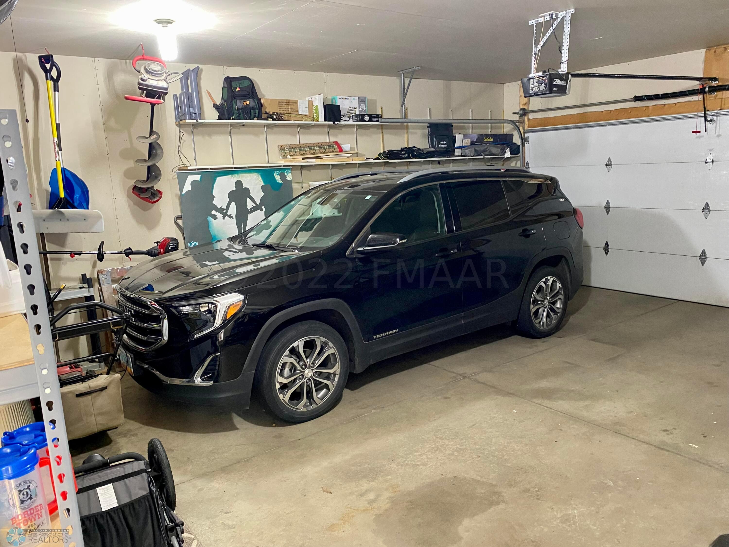 inside garage