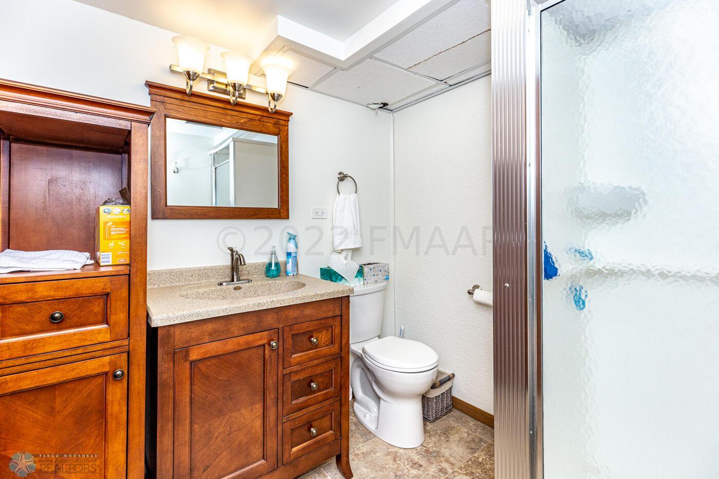 Basement bathroom