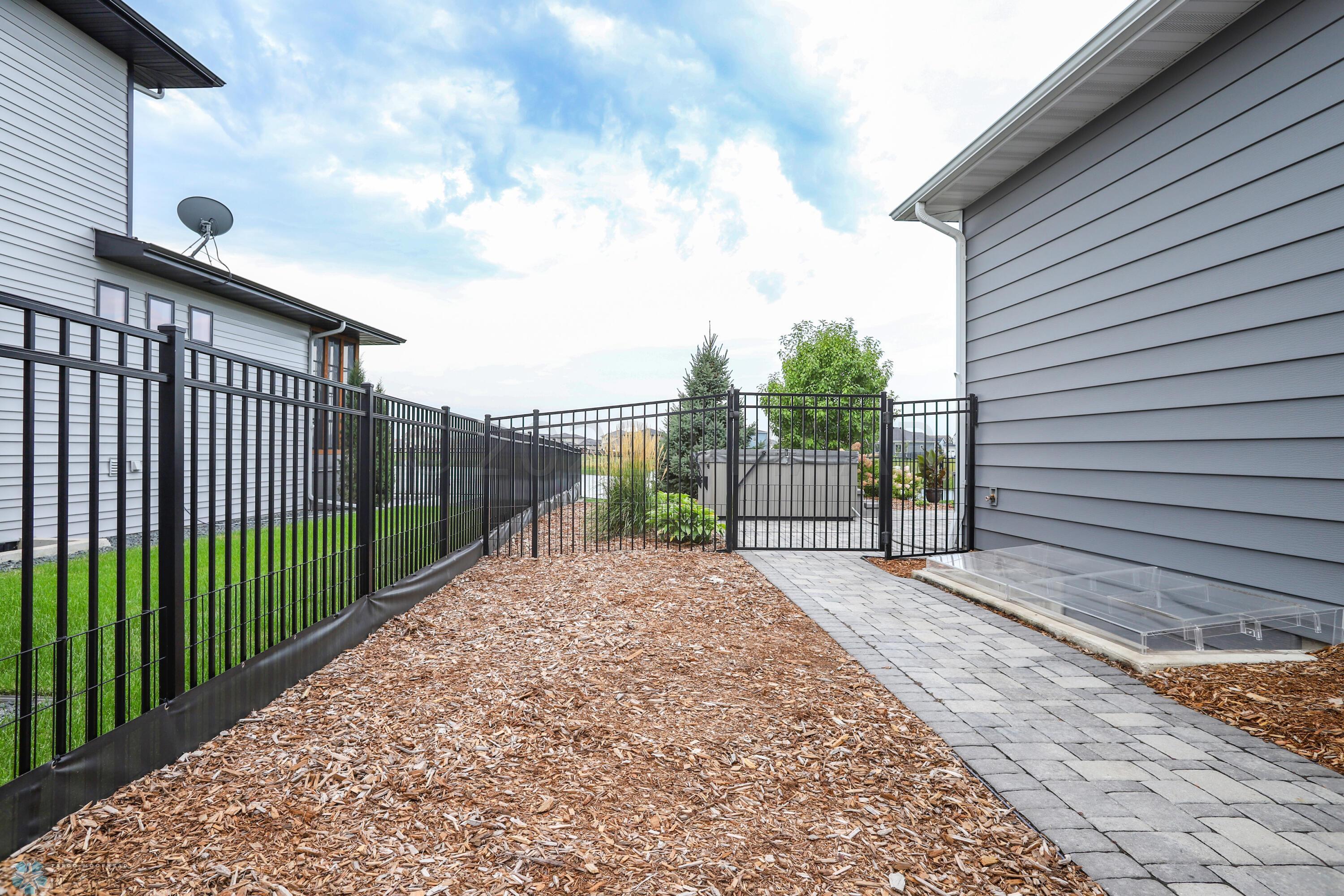 Dog Run Off Garage