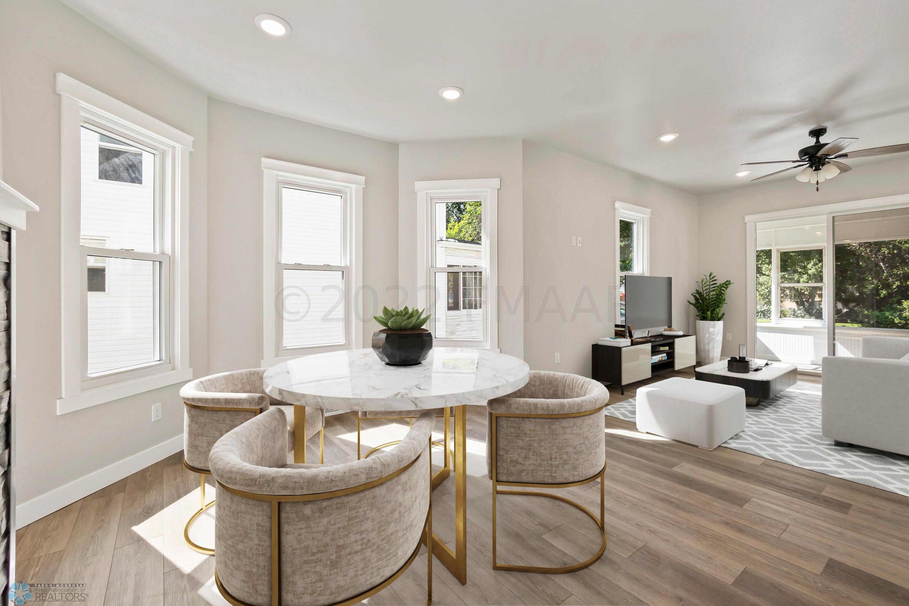 Dining Area Virtually Staged