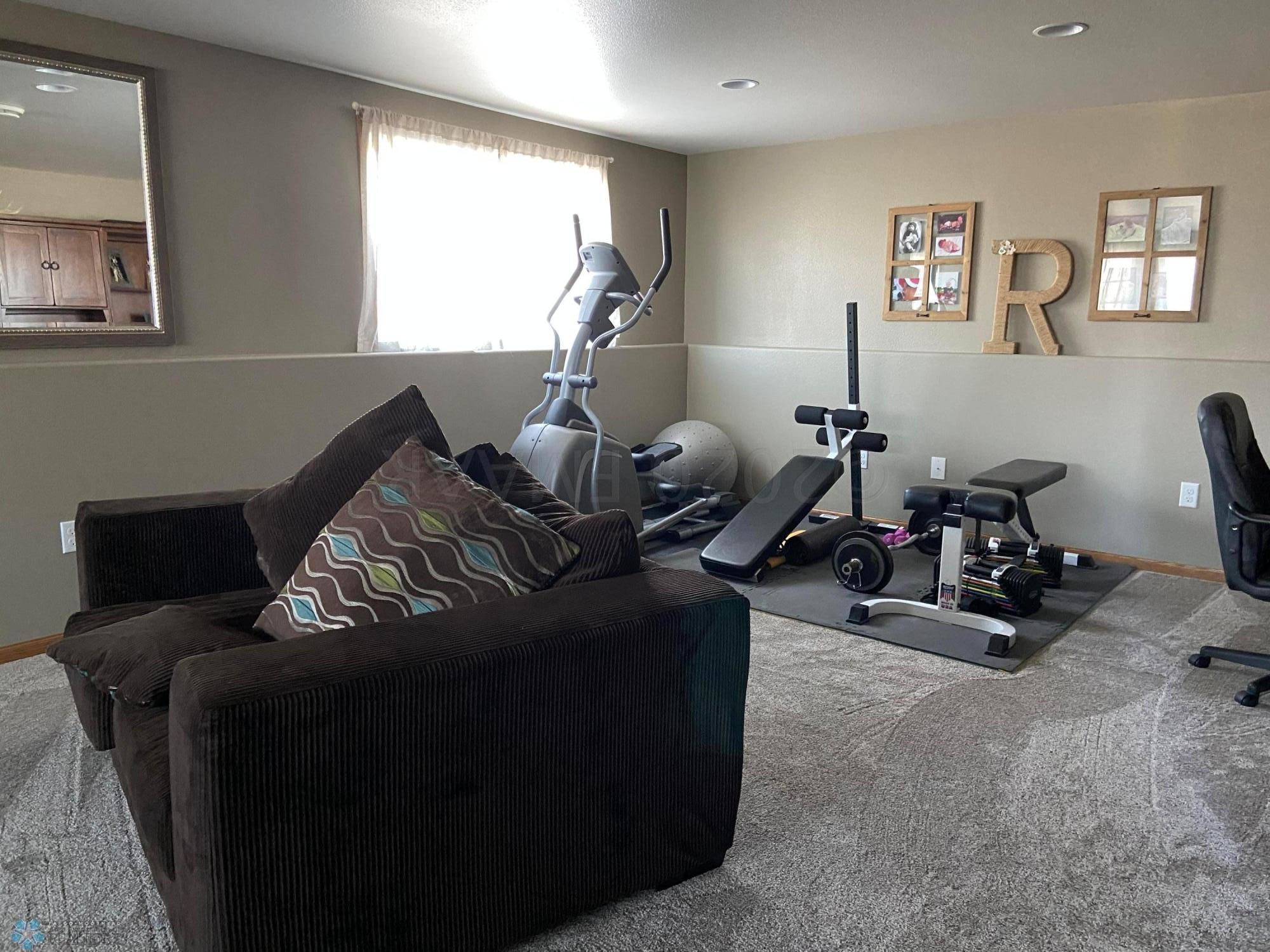 workout area