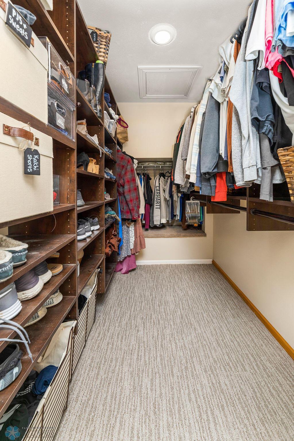 Upstairs Master Closet