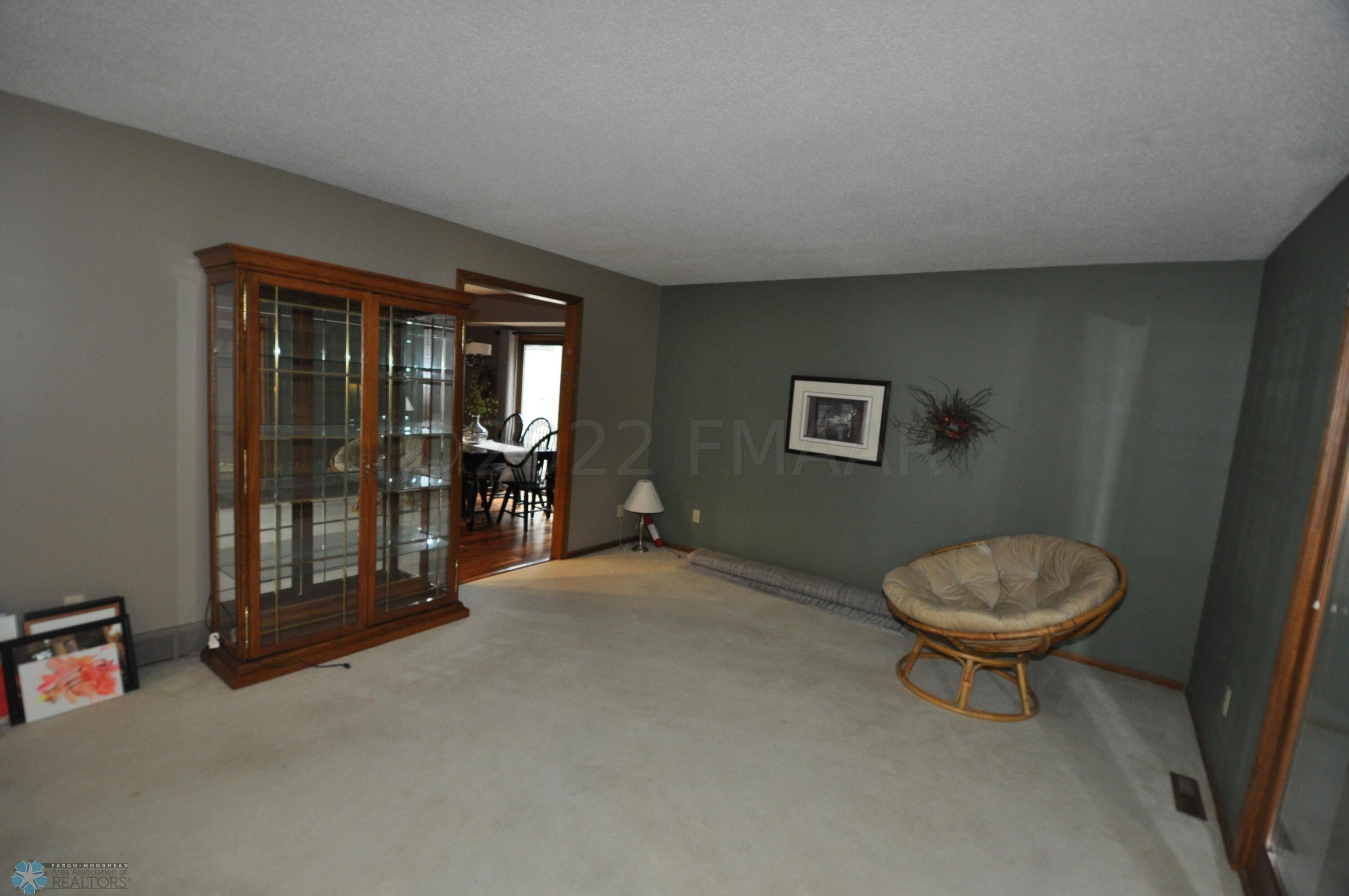 Living room looking to dining