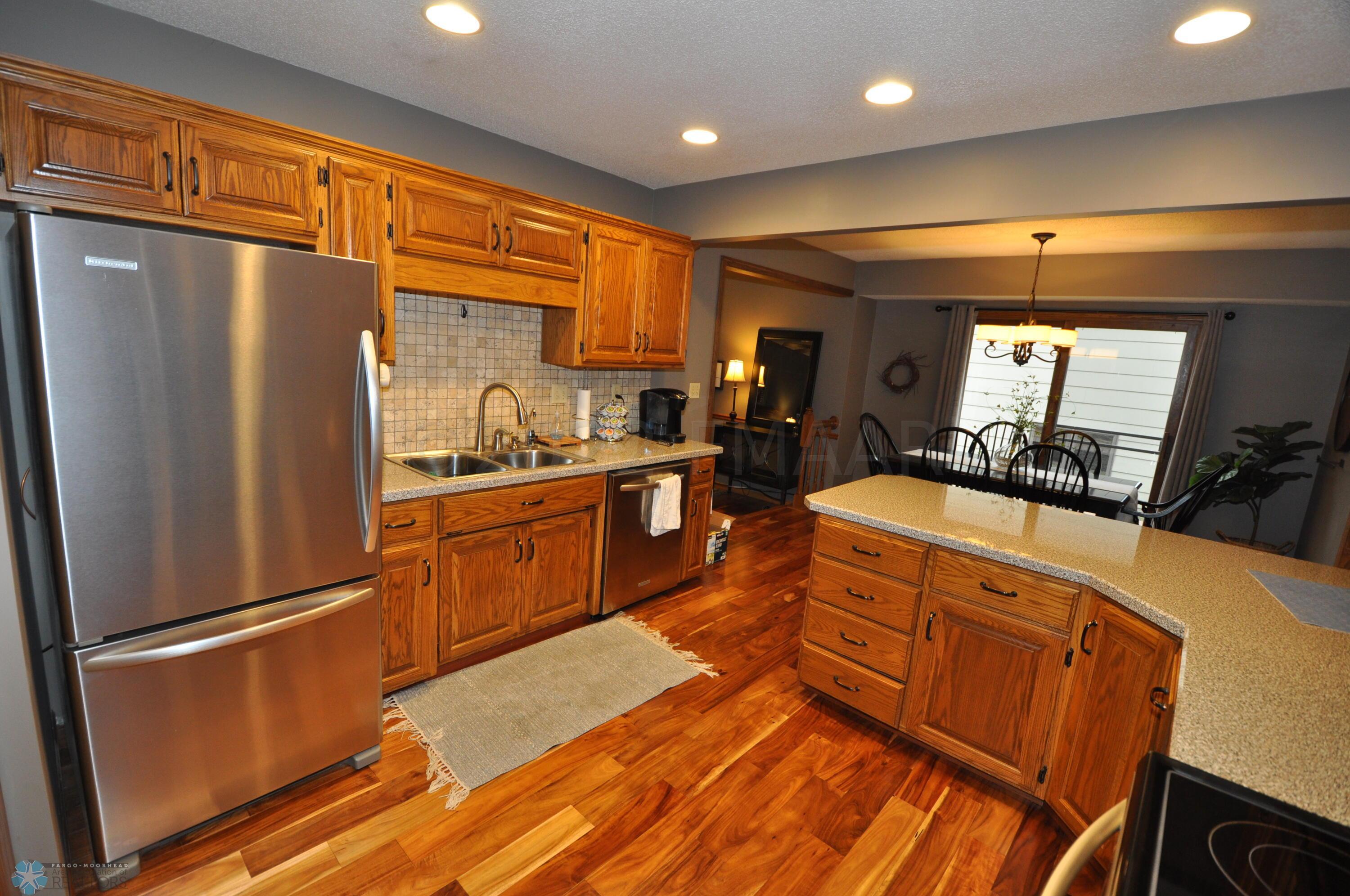 Kitchen looking to Dining