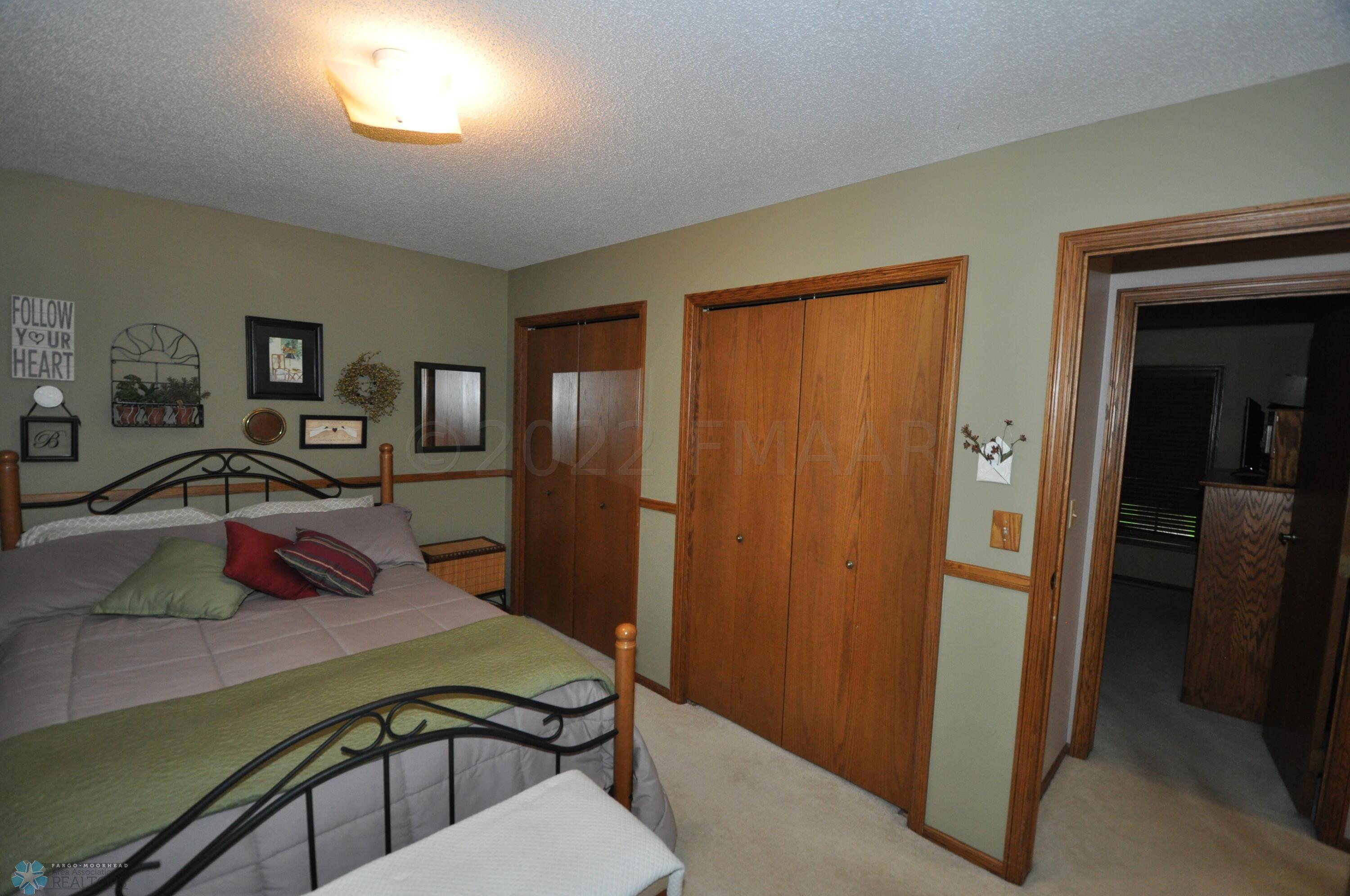 Bedroom 2 double closets