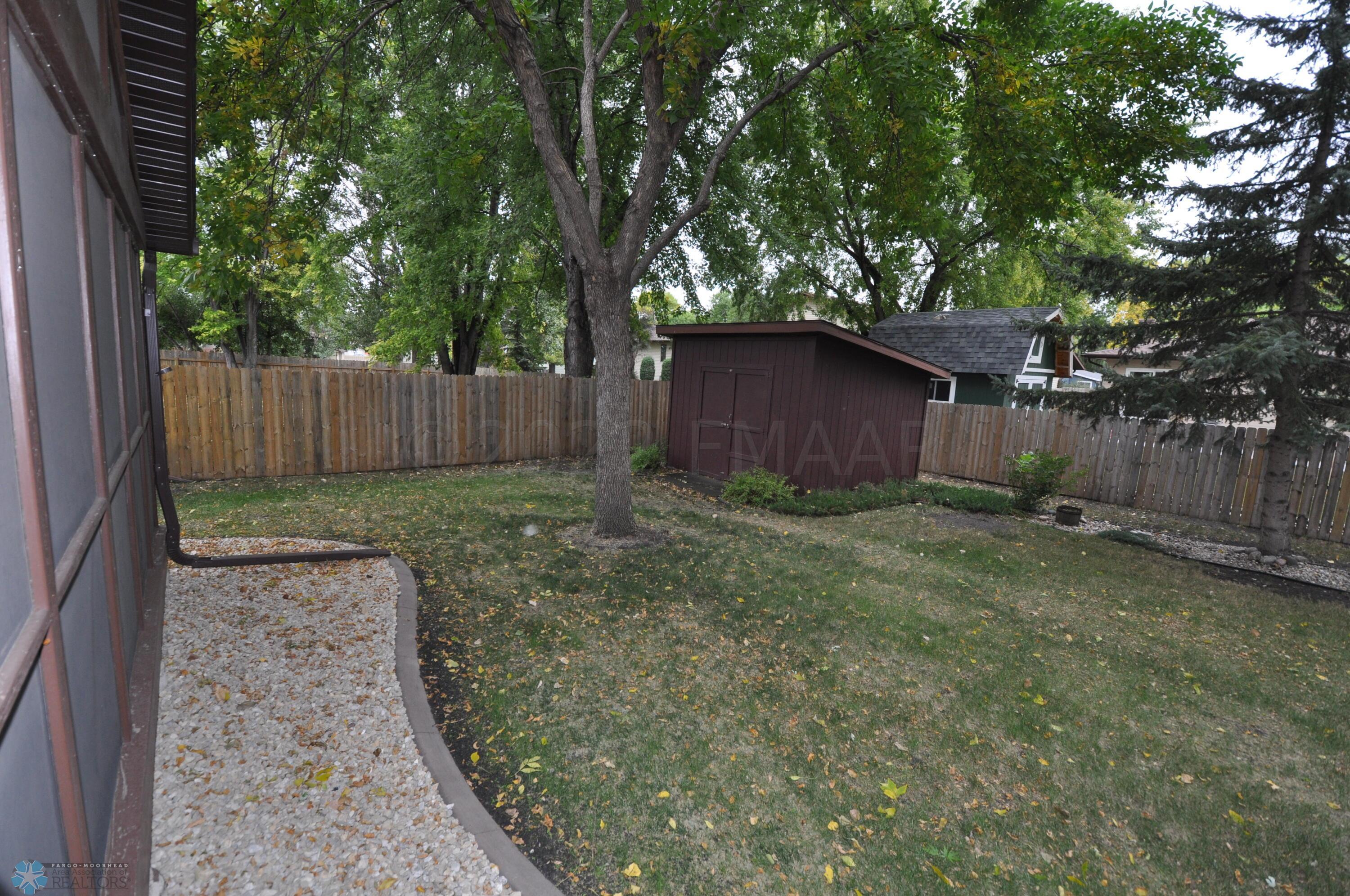 Back yard storage shed