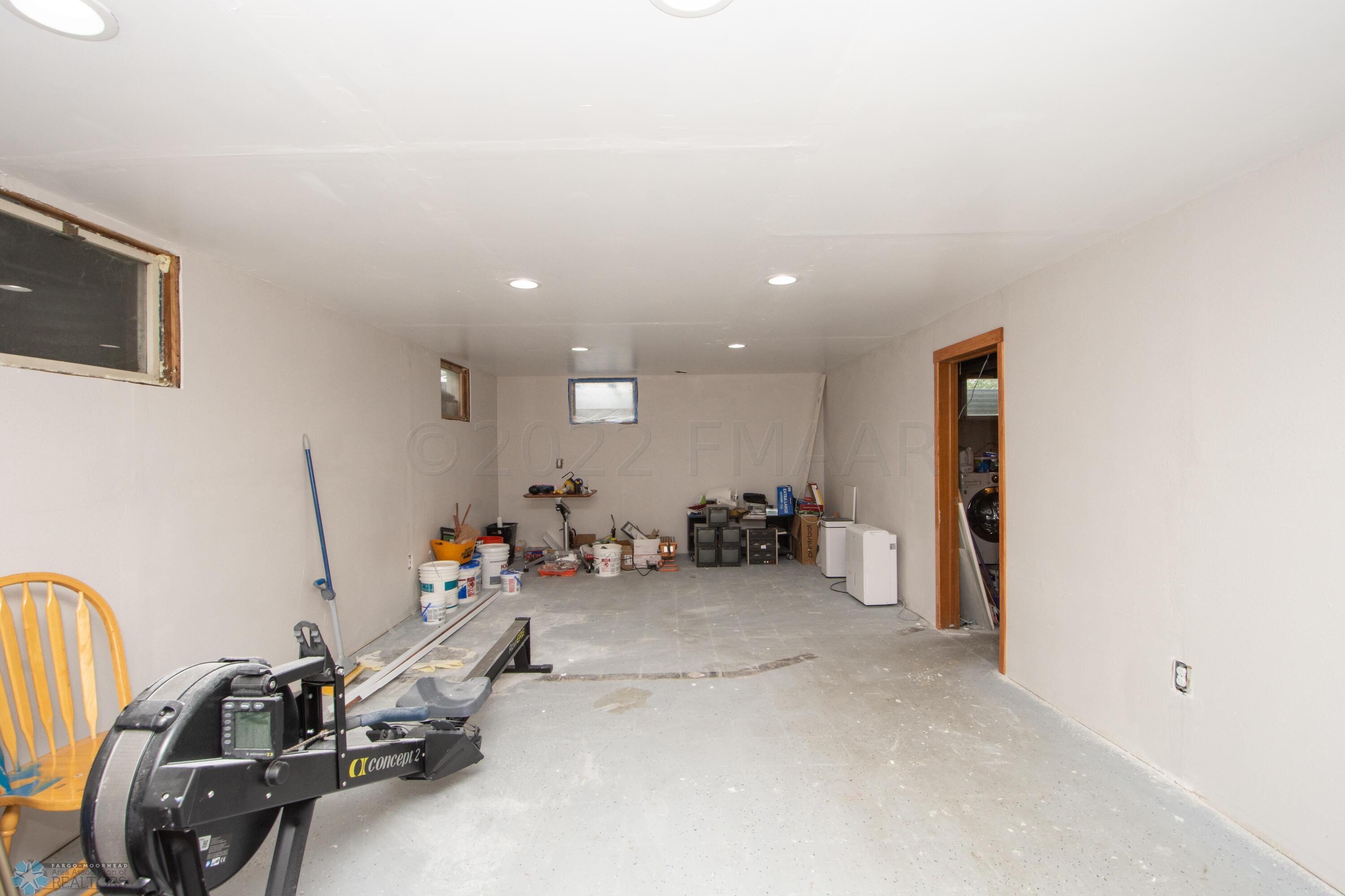 basement family room