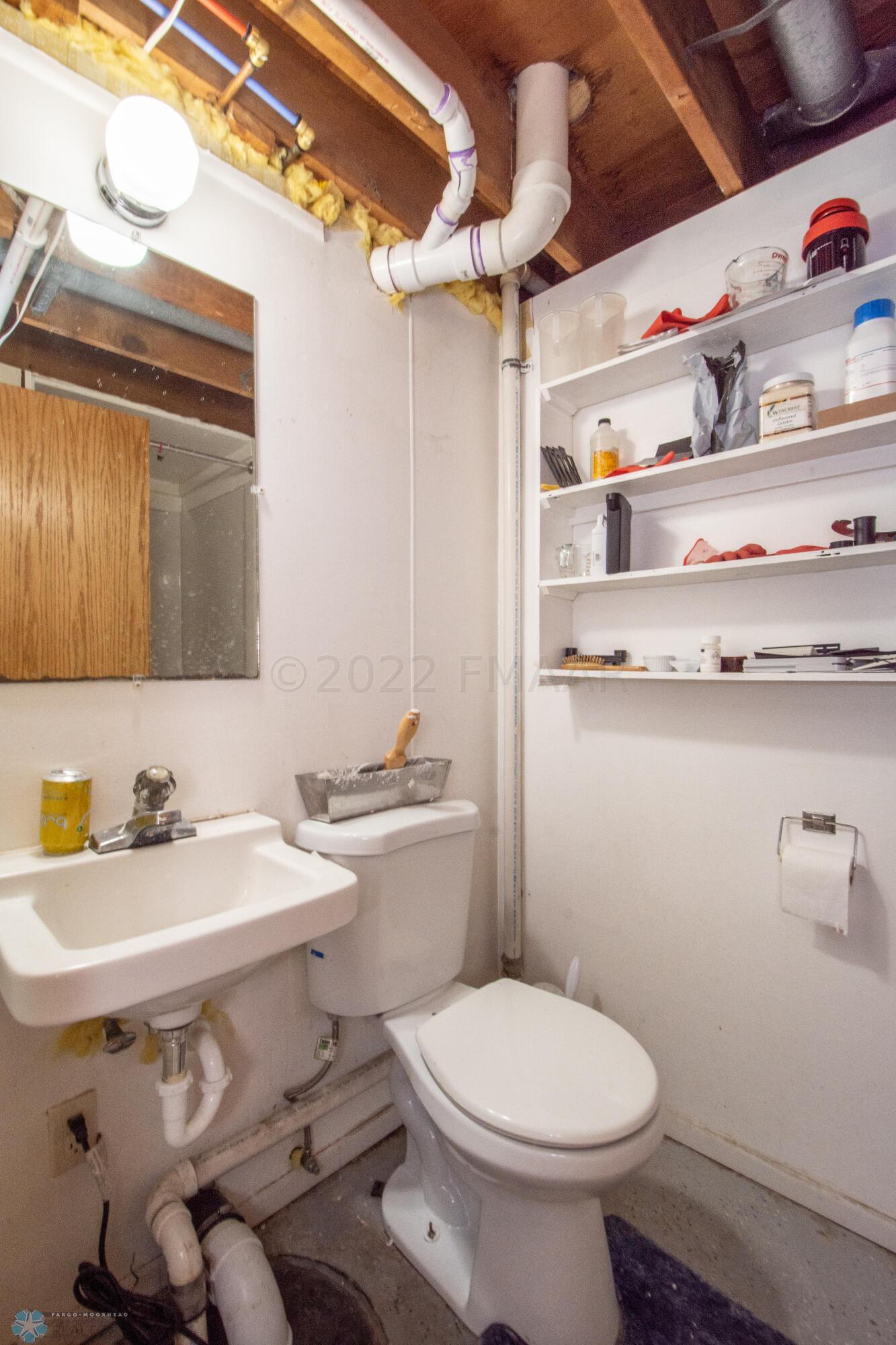 3/4 bathroom