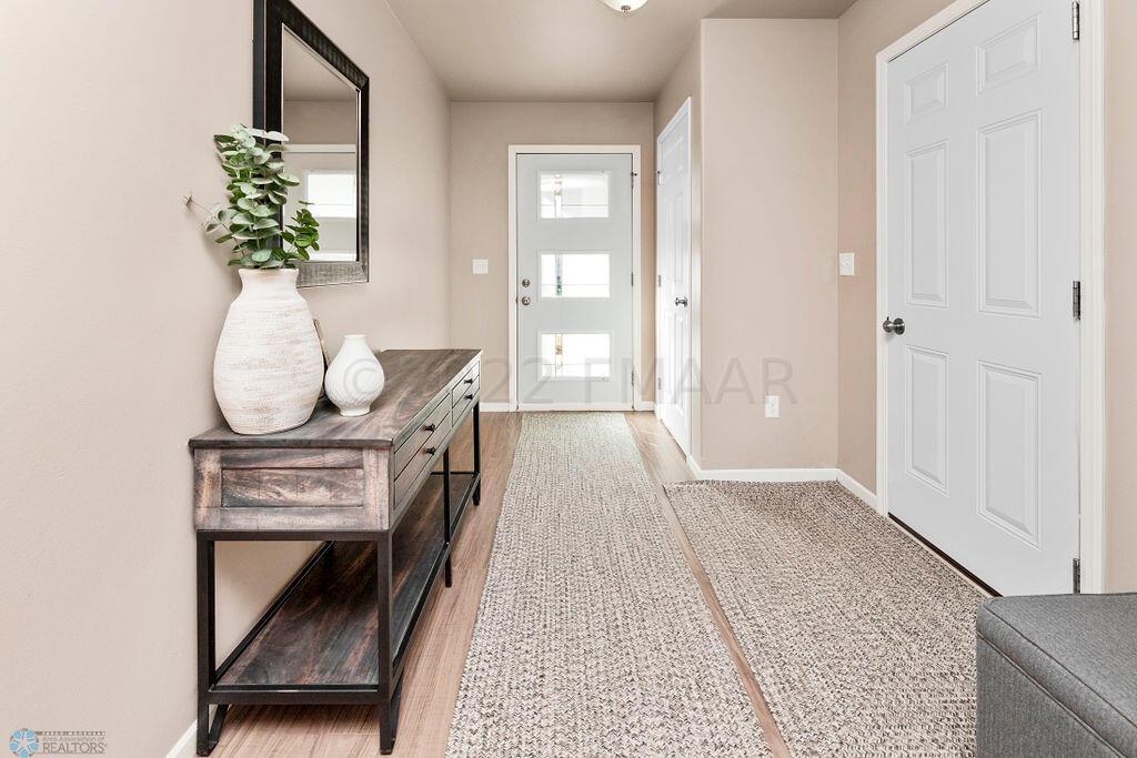 Spacious foyer