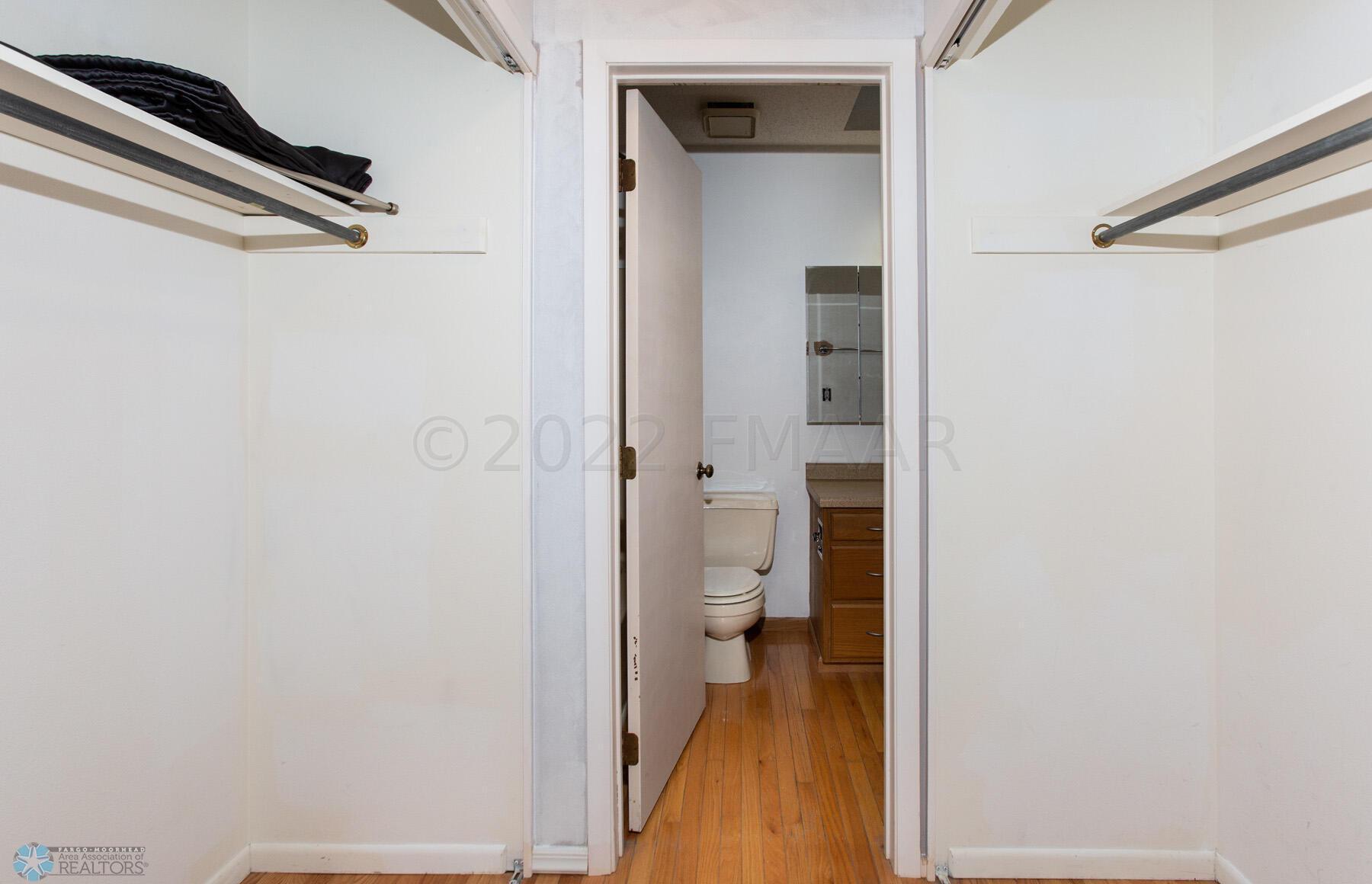 Closet to Bathroom