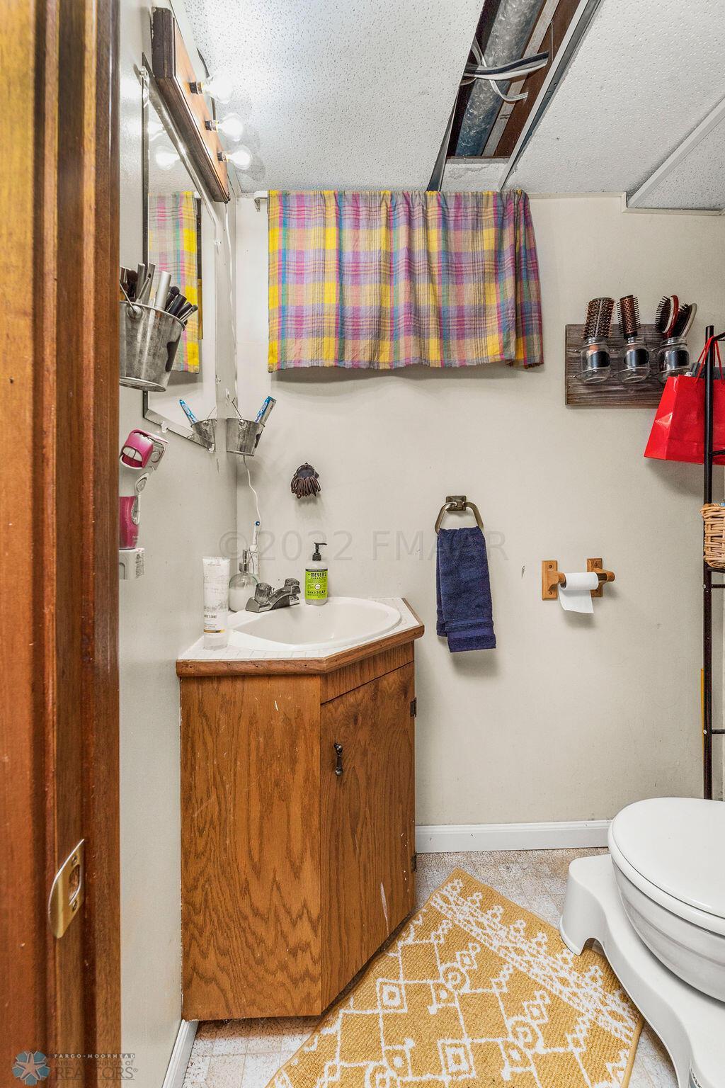 Basement bathroom