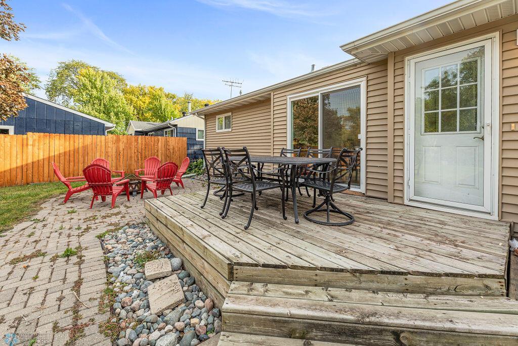 Deck and patio