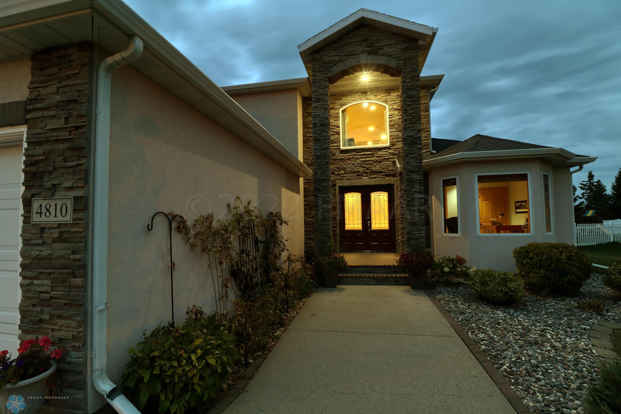 Evening Front Exterior