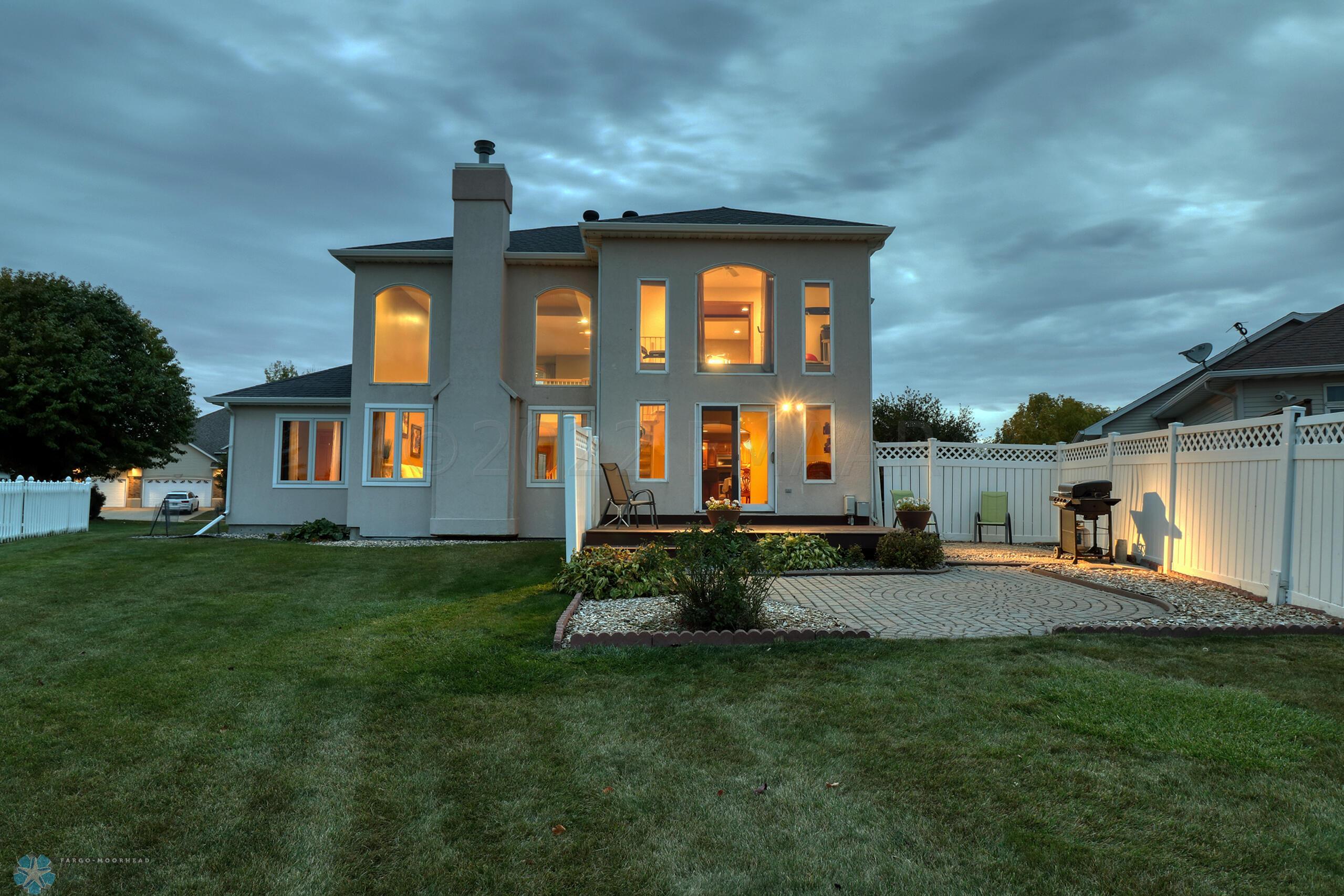 Evening Back Exterior