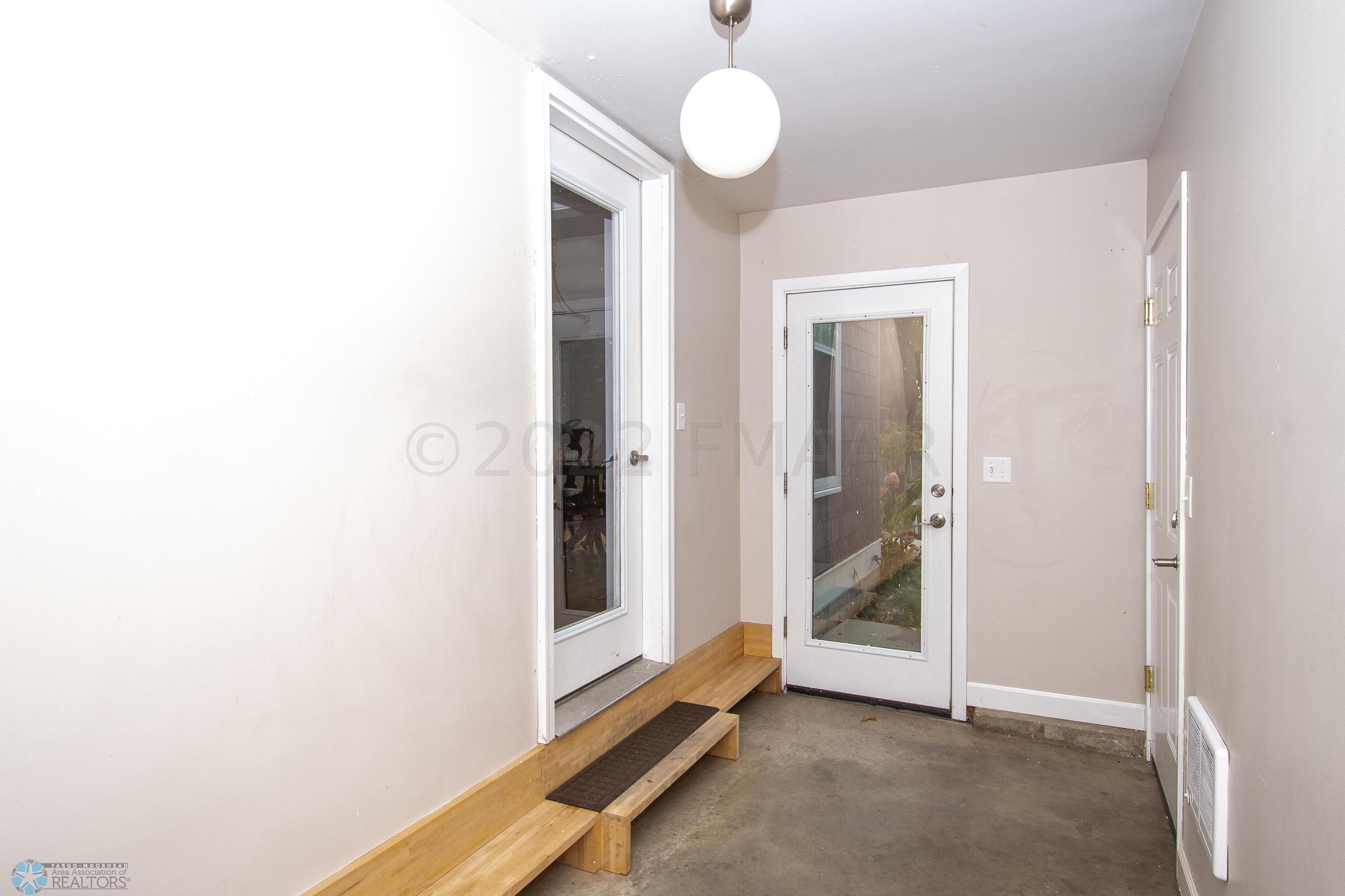 Breezeway from garage to house