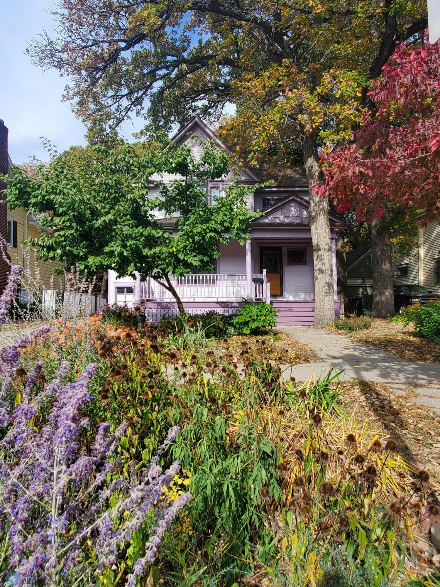 Landscaped front yard