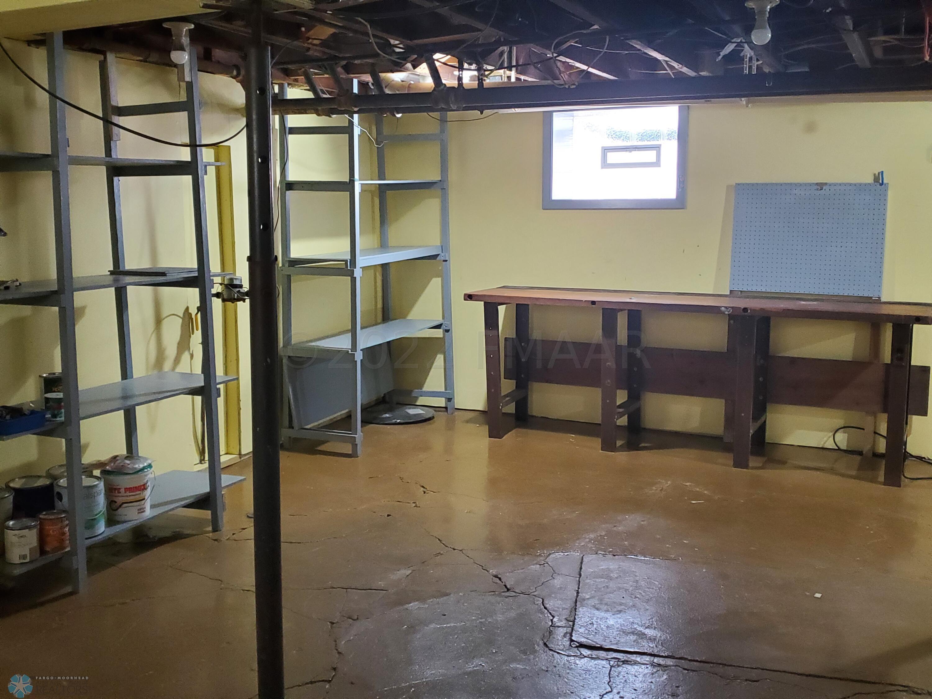 Work Shop with shelving