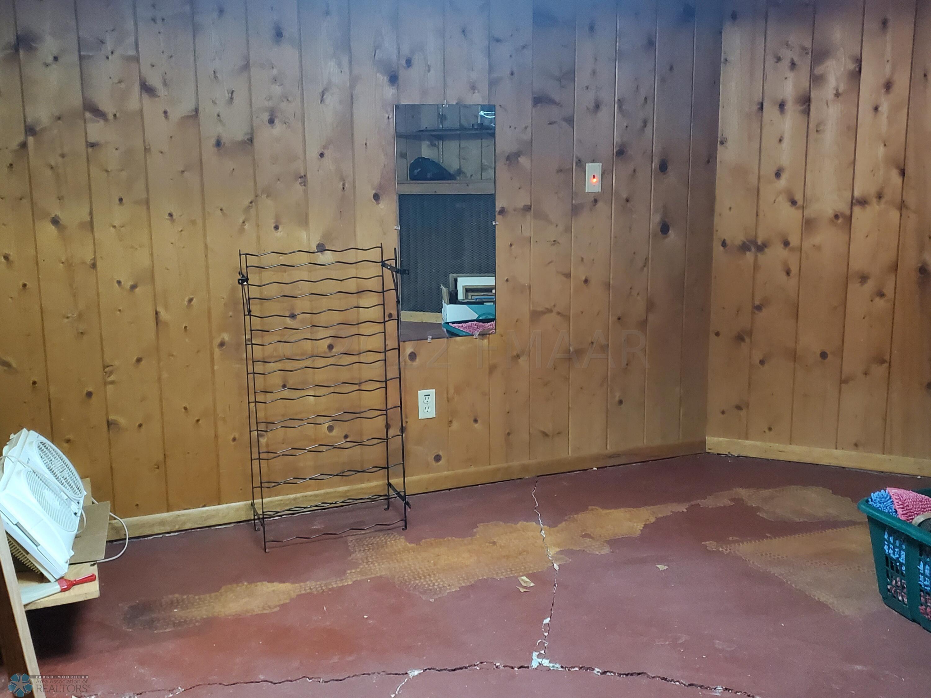 Partially finished room in Basementr