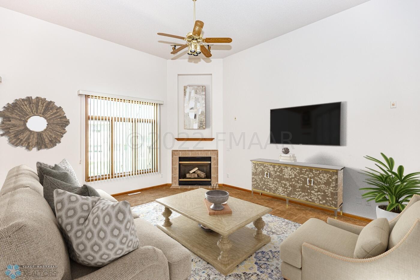 Virtually Staged - Living Room