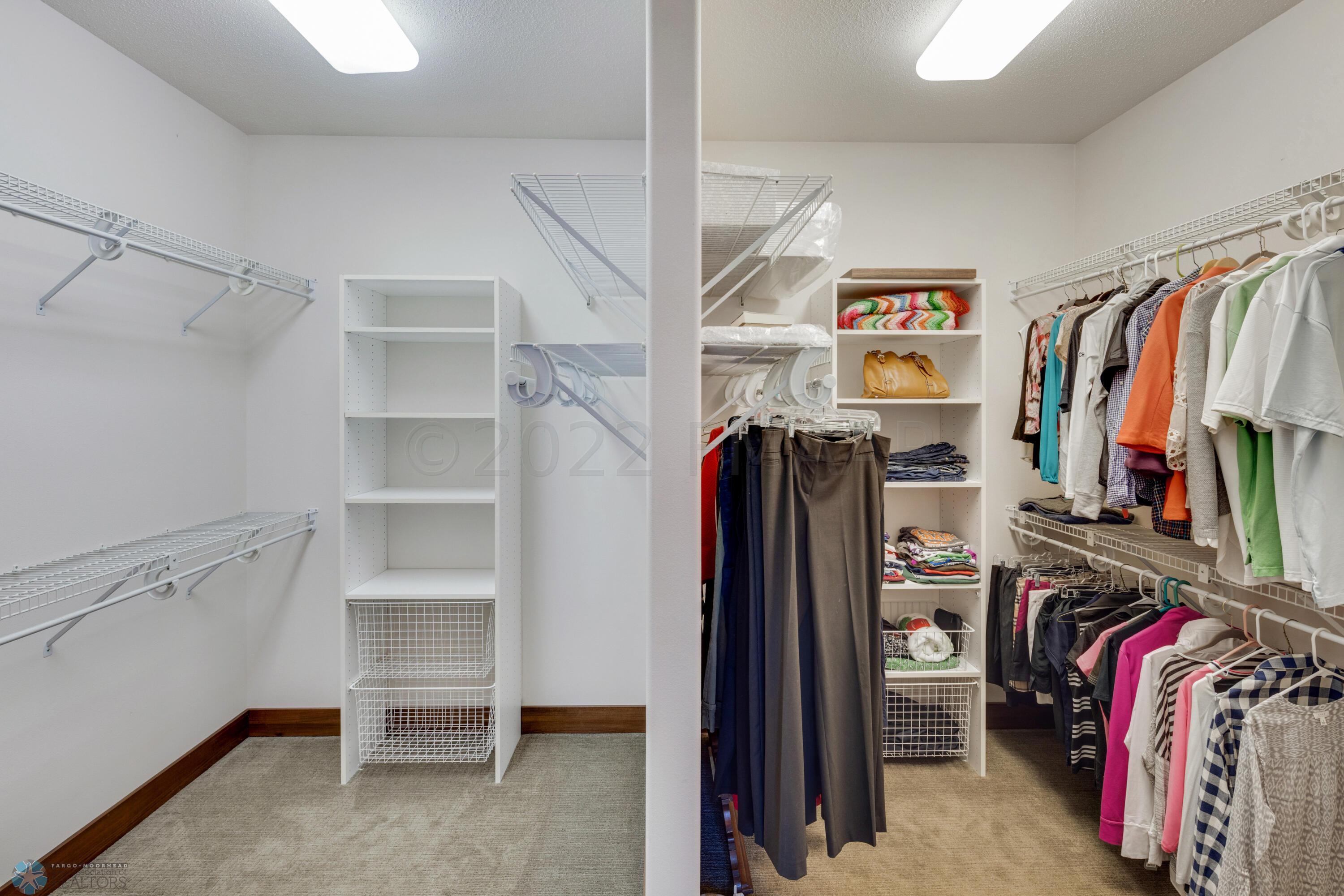 Double Walk-In Closet