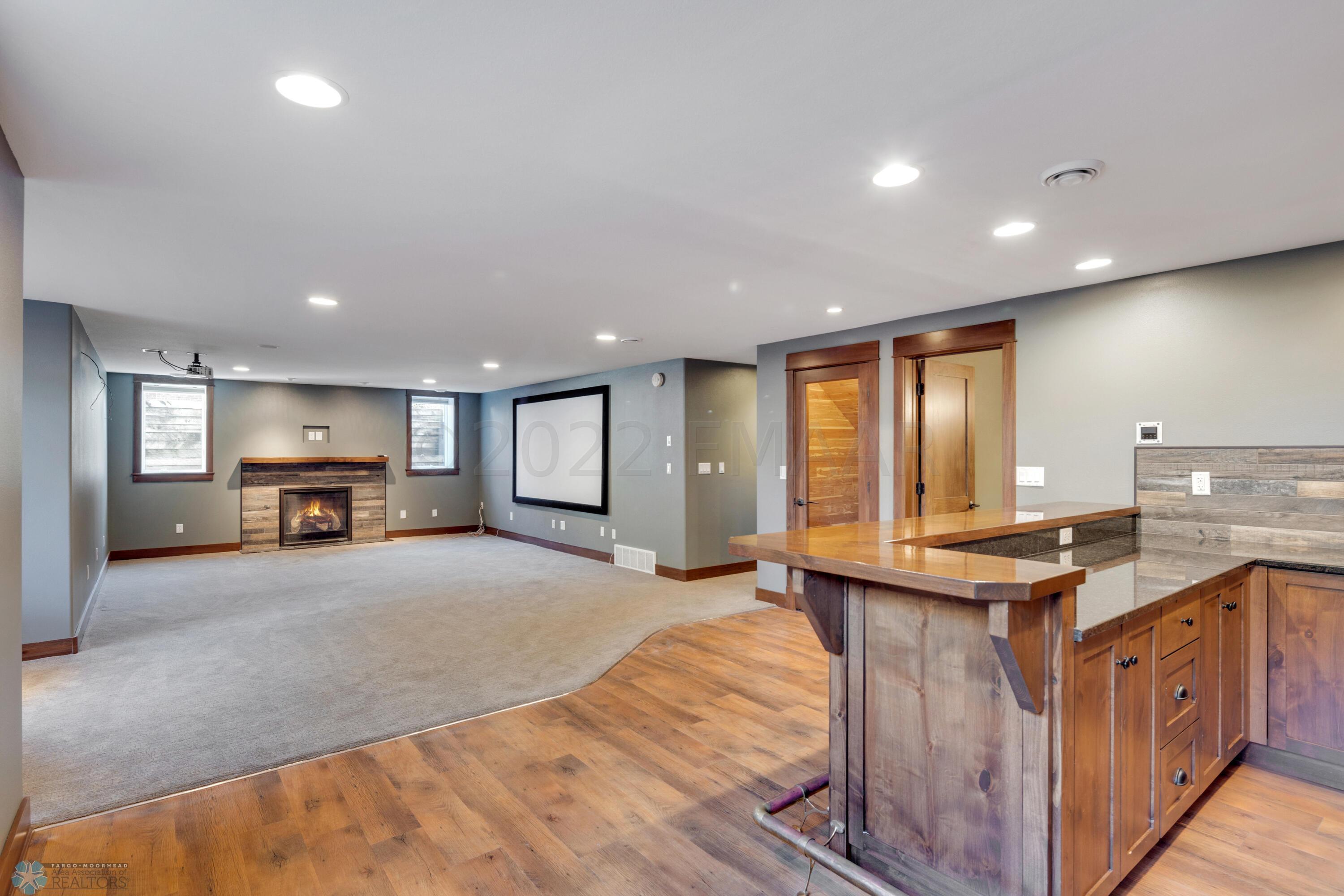 Lower Level Kitchenette to Family Room