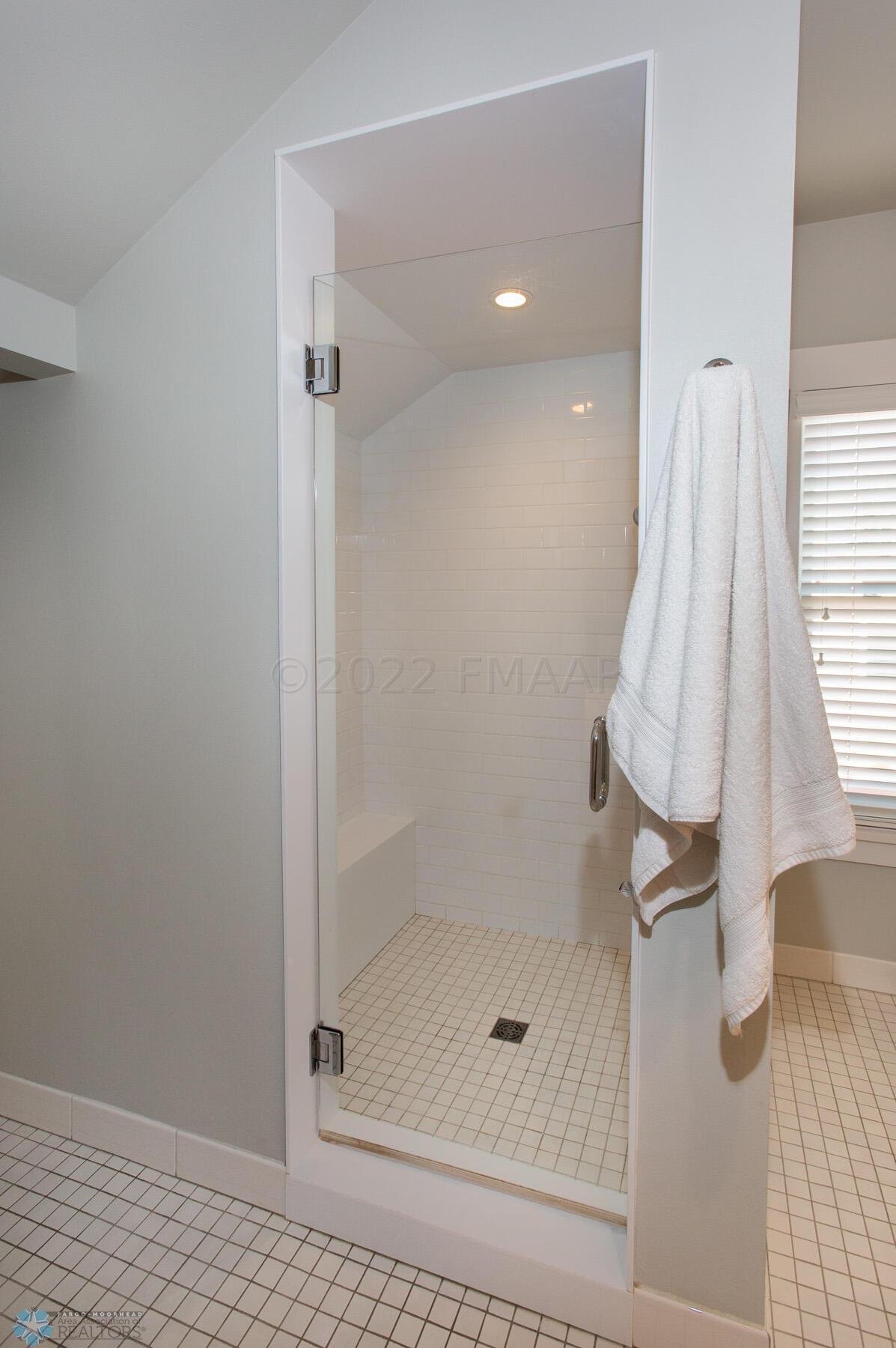 Large walk in shower