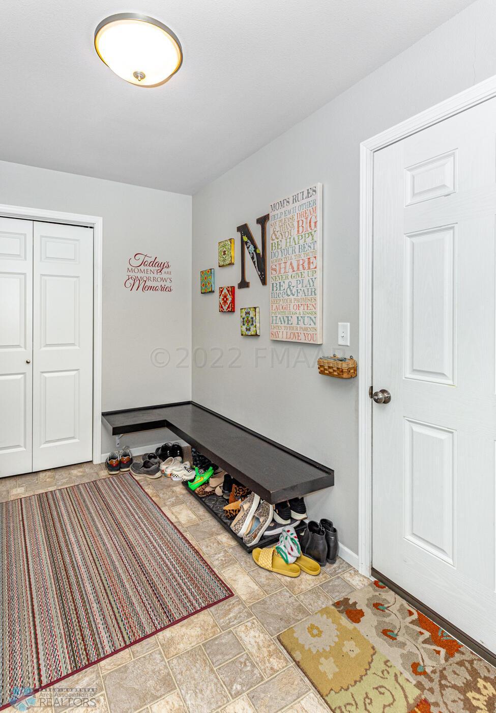 MUD ROOM OFF GARAGE