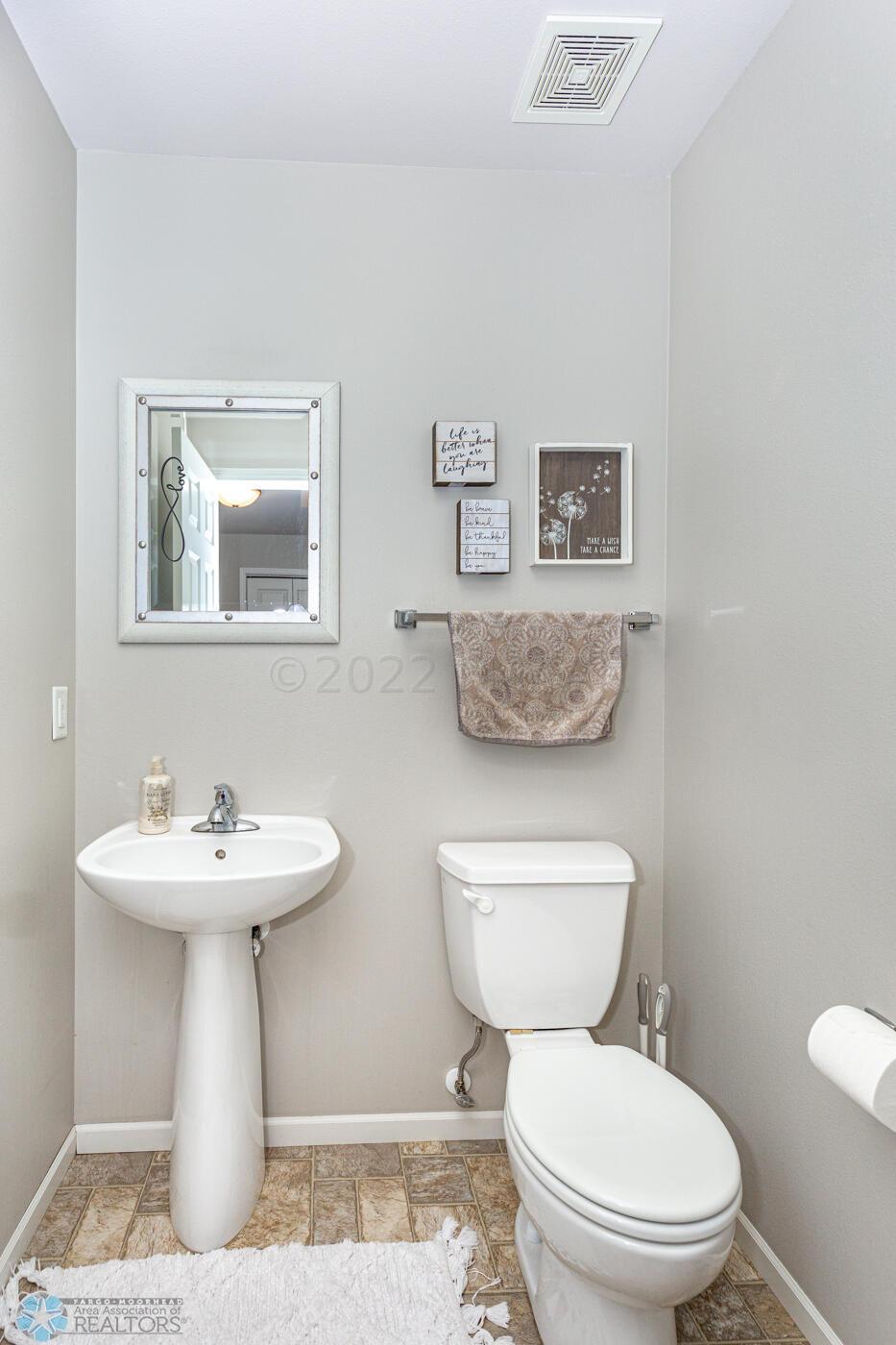 HALF BATH ON MAIN FLOOR