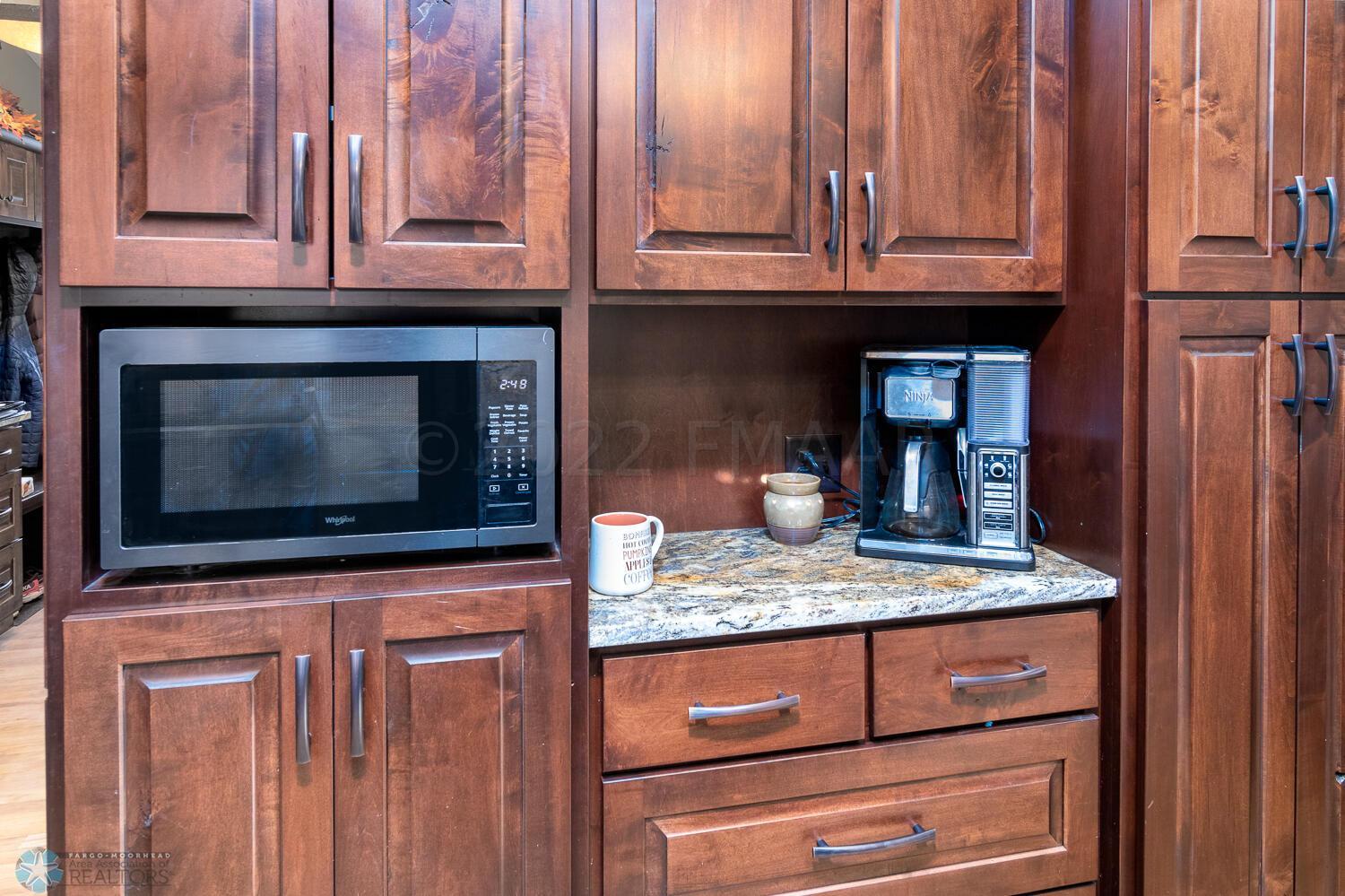 Microwave & Coffee Bar