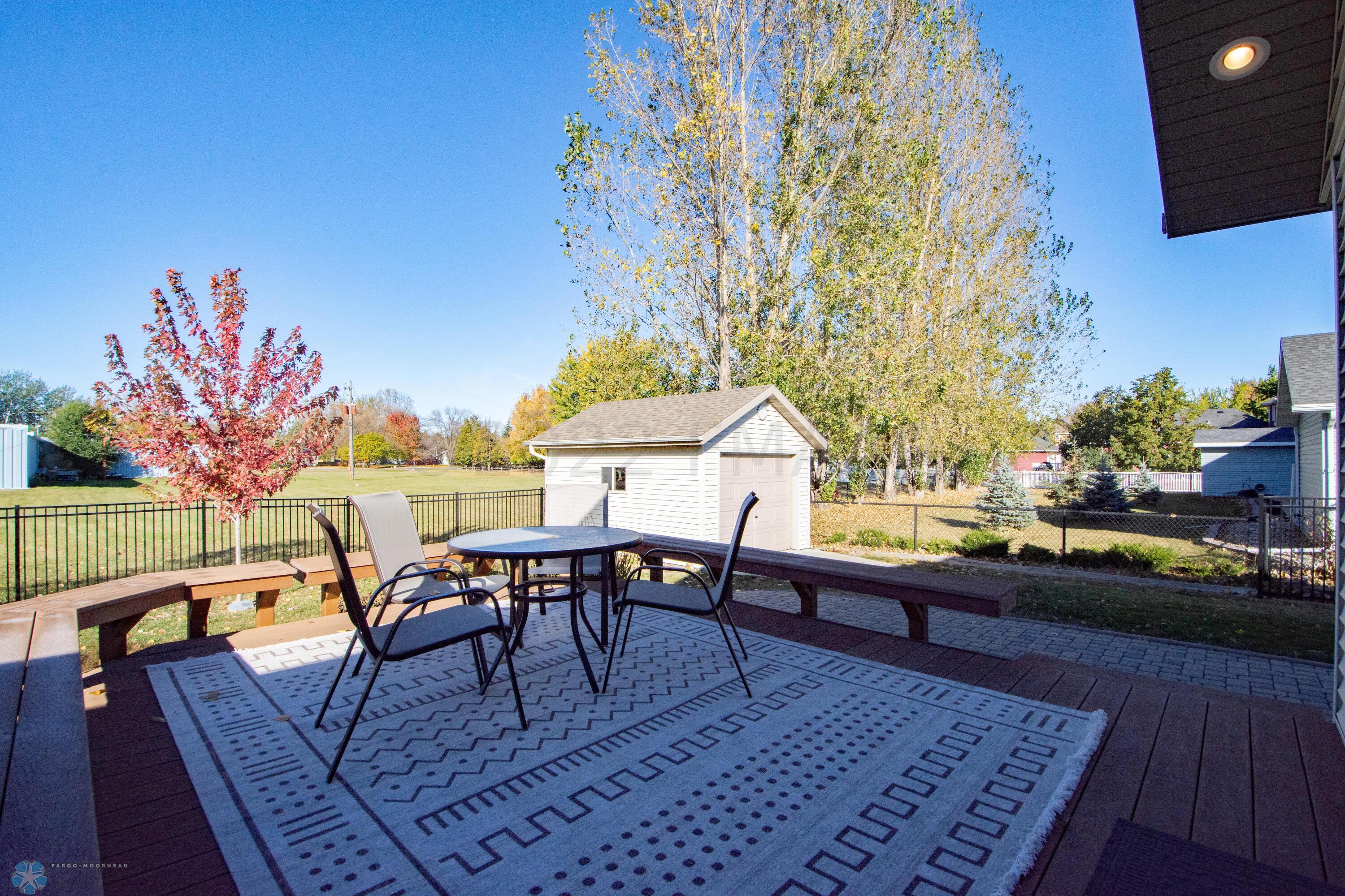 Maintenance Free Deck with Bench Seating