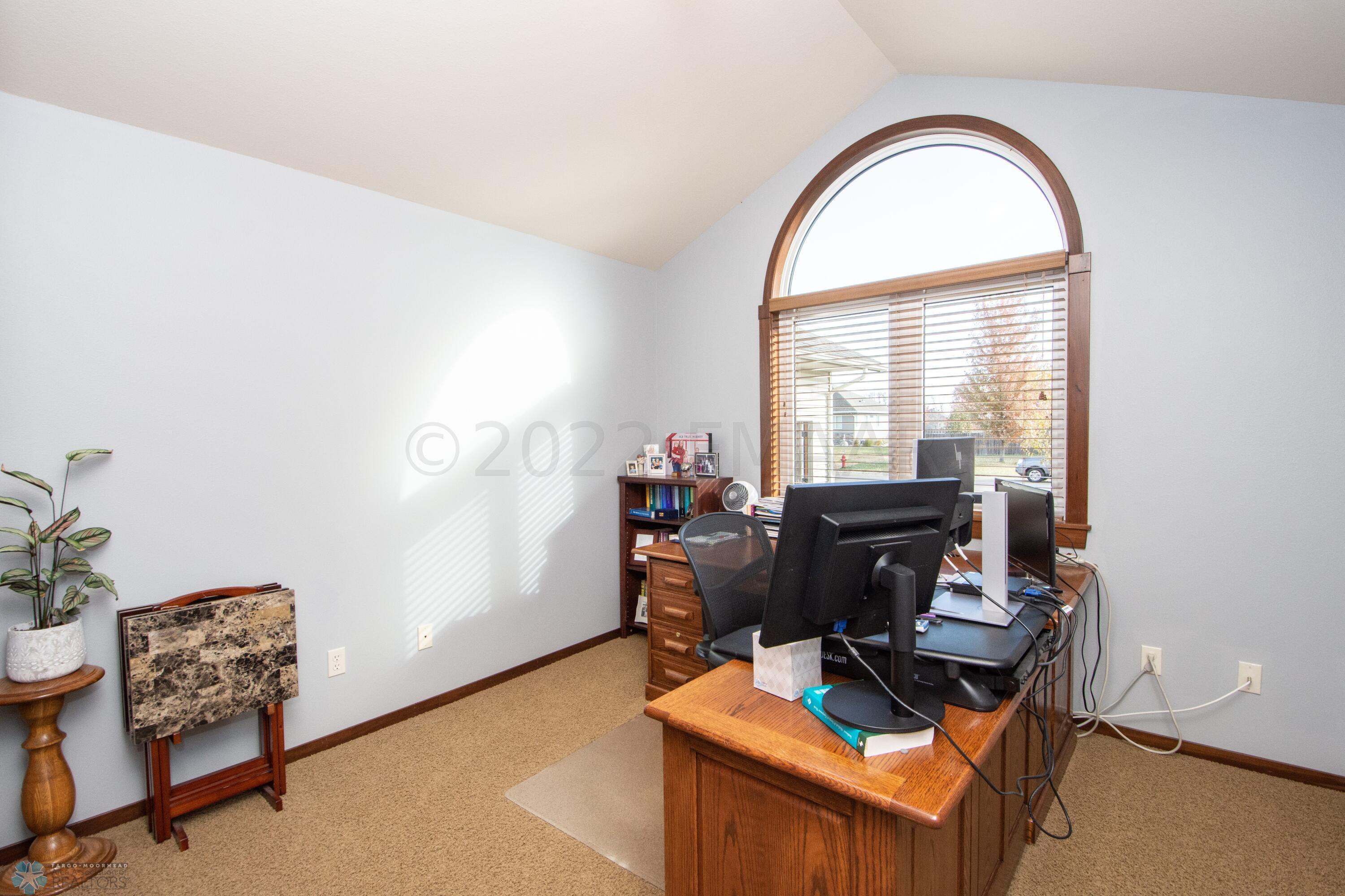 Bedroom #2 with Vaulted Ceiling