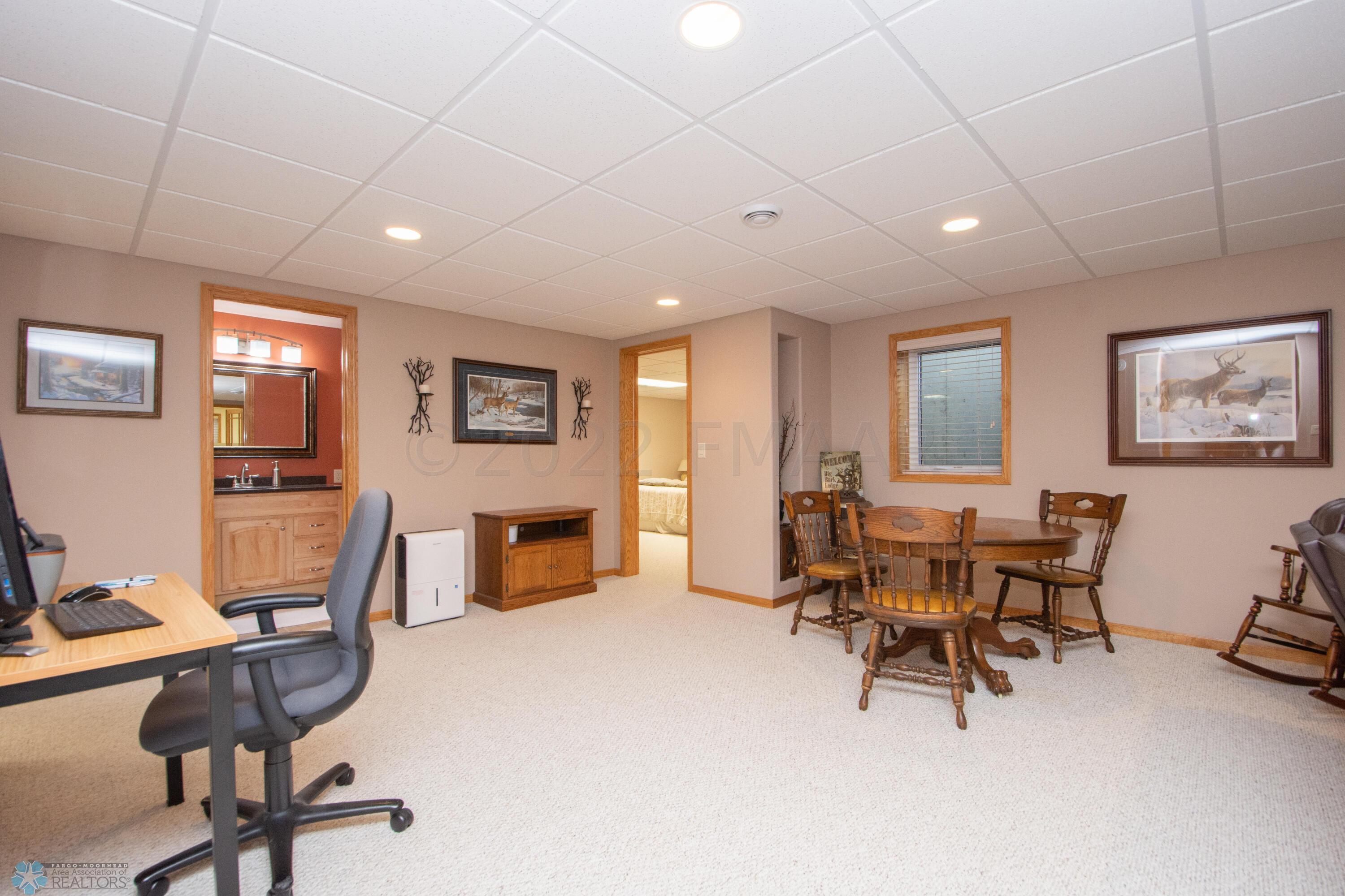 Basement Family Room Game Table